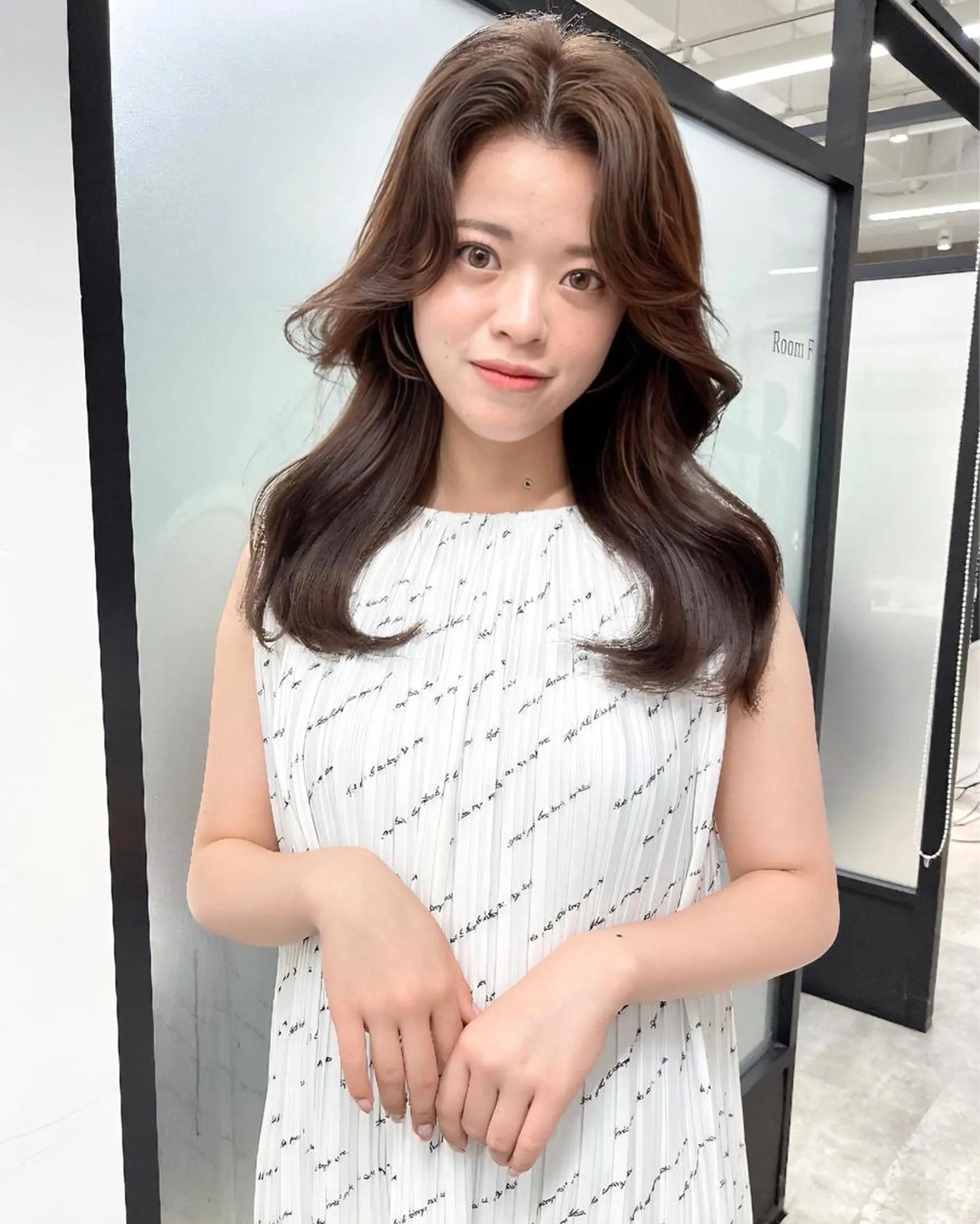 ロング 韓国風ヘア レイヤーカット カット ヘアカラー トリートメント 韓国レイヤーカット 髪質改善▫️水野有真のヘアスタイル