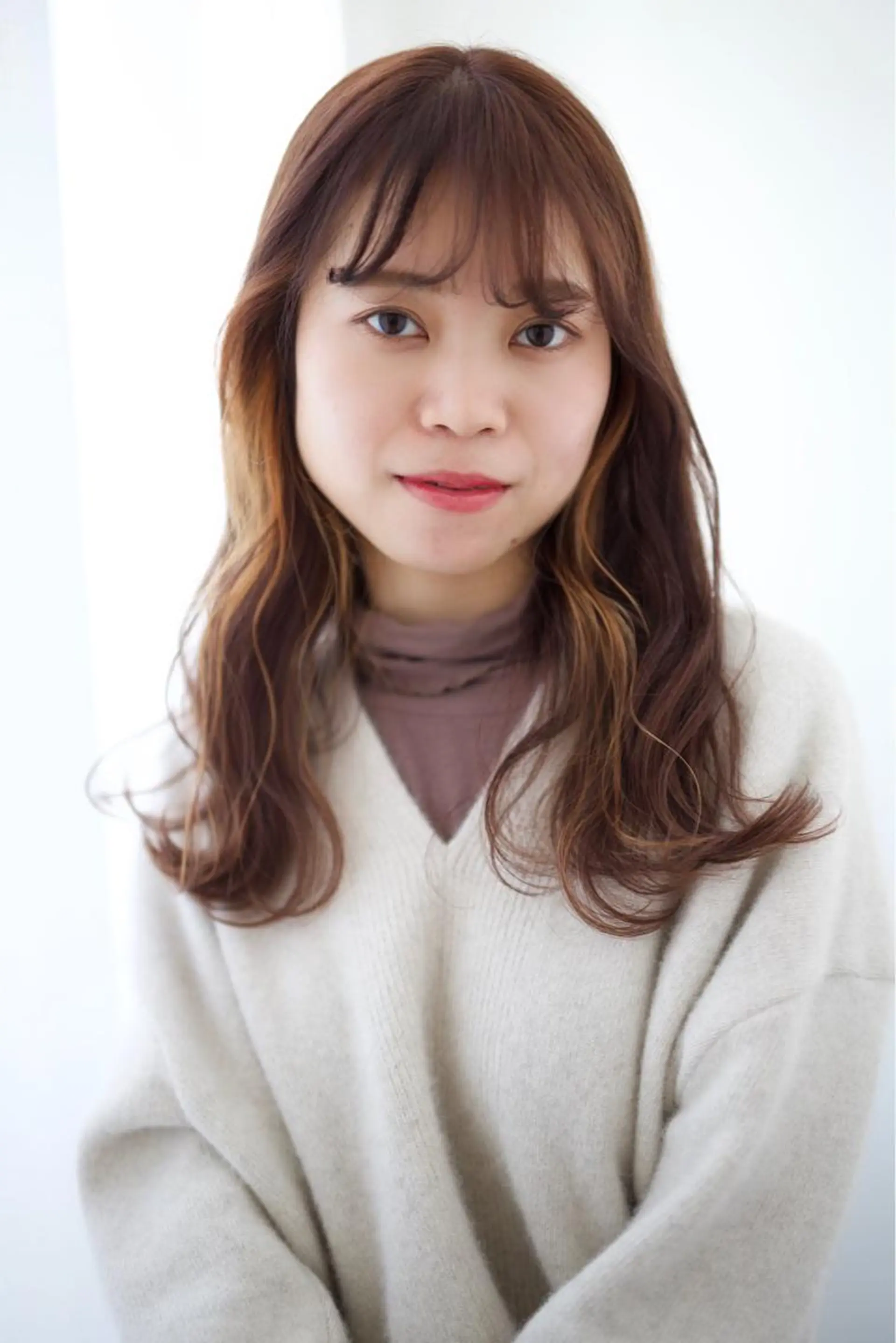 ロング カラー カット ヘアカラー fio マナミのヘアスタイル