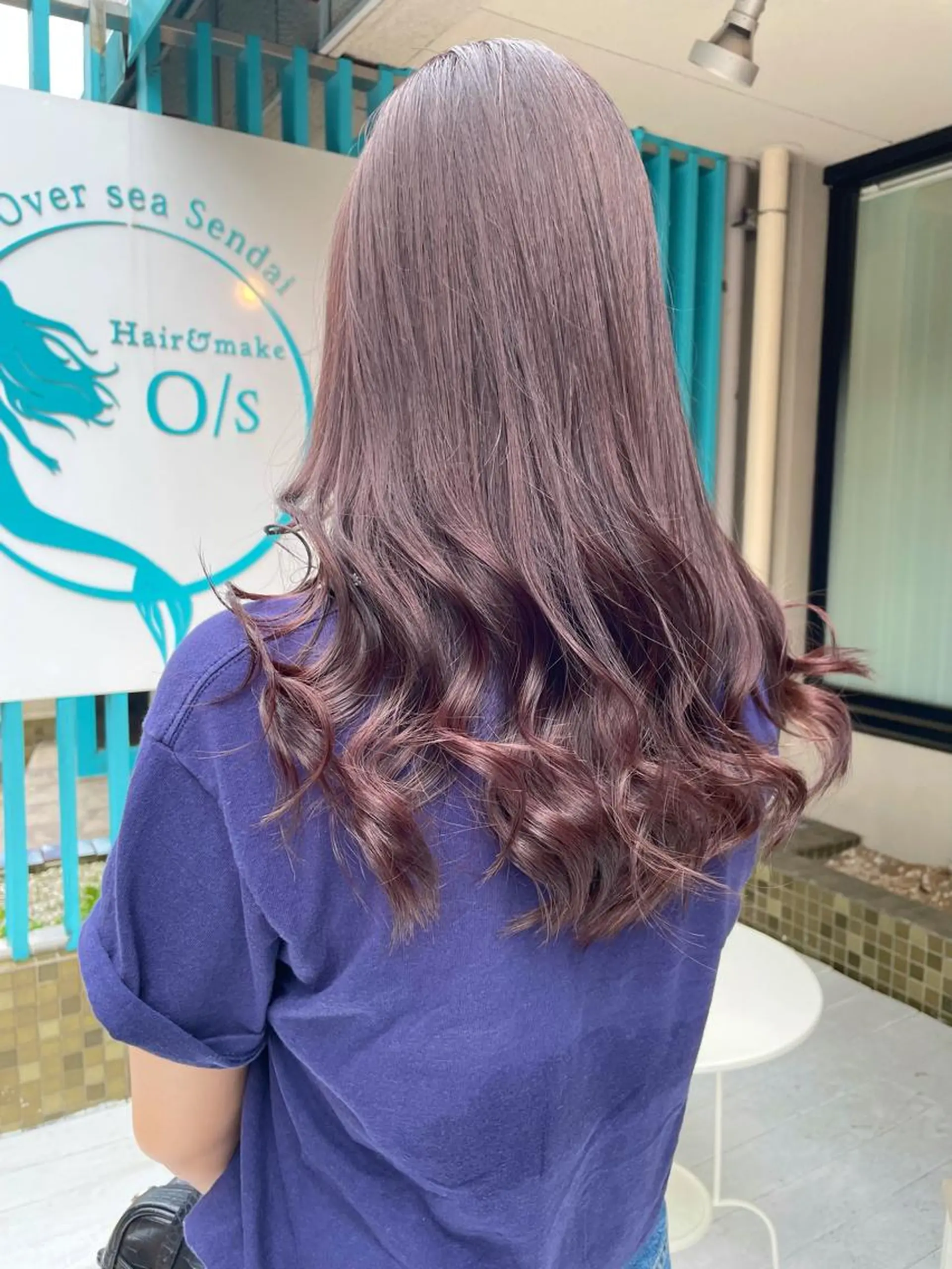 ロング カラー ピンクカラー ヘアカラー トリートメント 佐藤 魁人のヘアスタイル