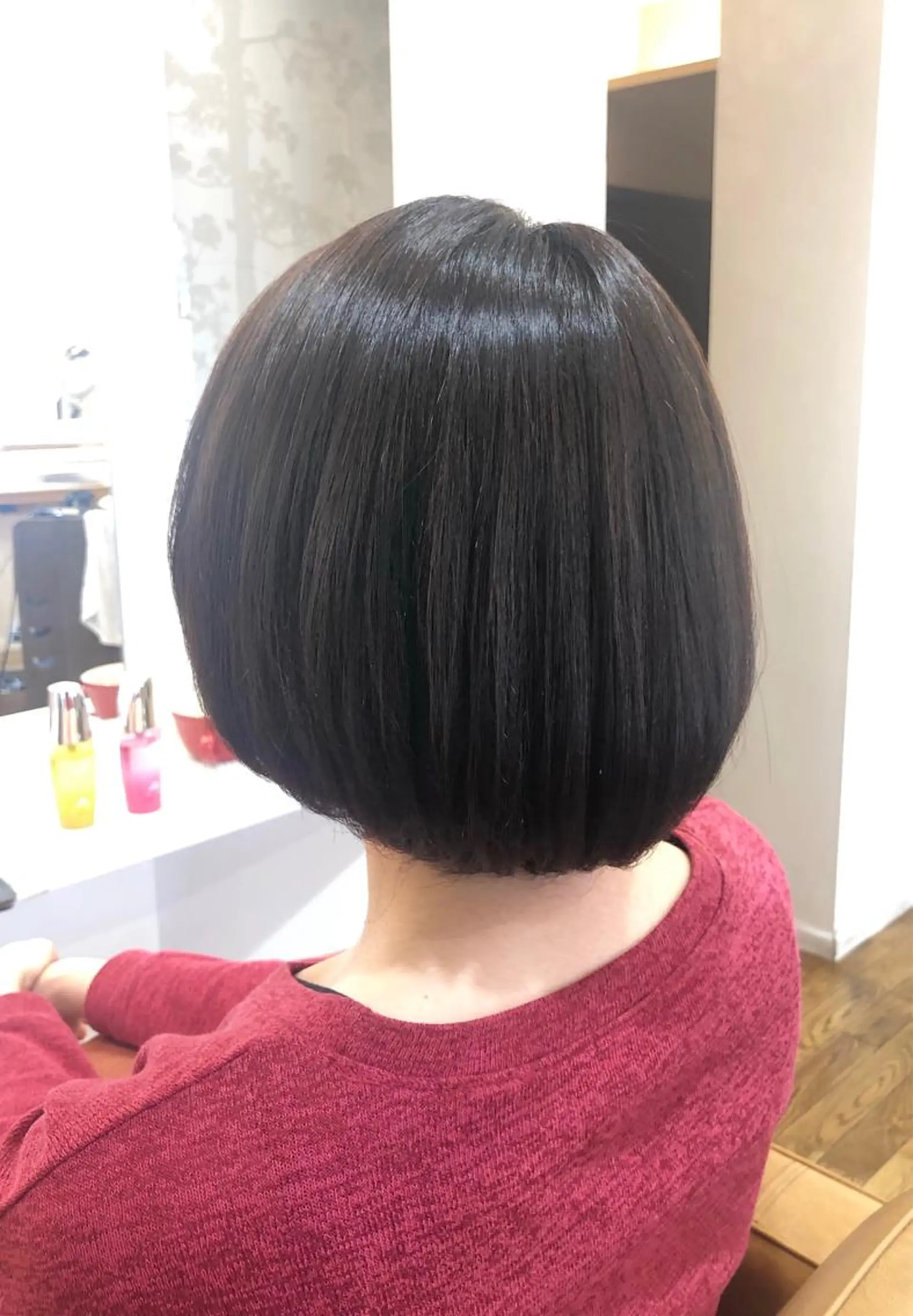 ミディアム 宮武 友里恵のヘアスタイル