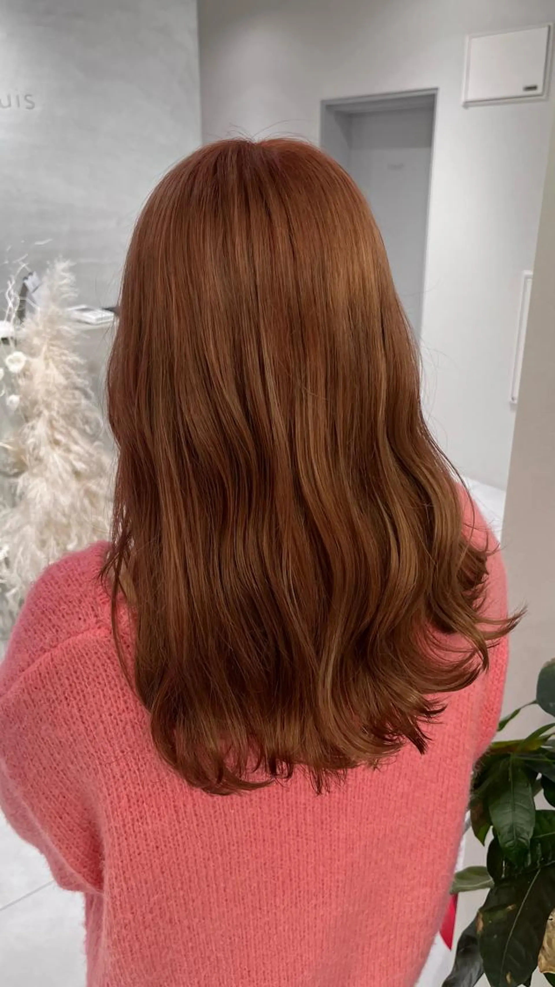 セミロング カラー 髪質改善/レイヤー 兼折楓馬のヘアスタイル