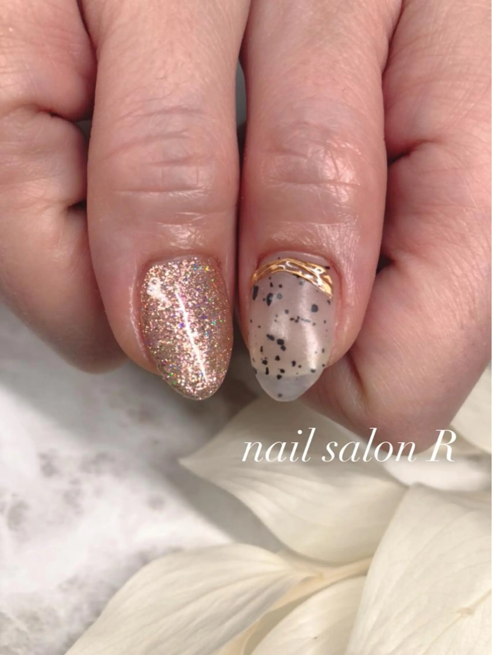 ネイル ラメ(グリッター) nail salon Rのネイルデザイン