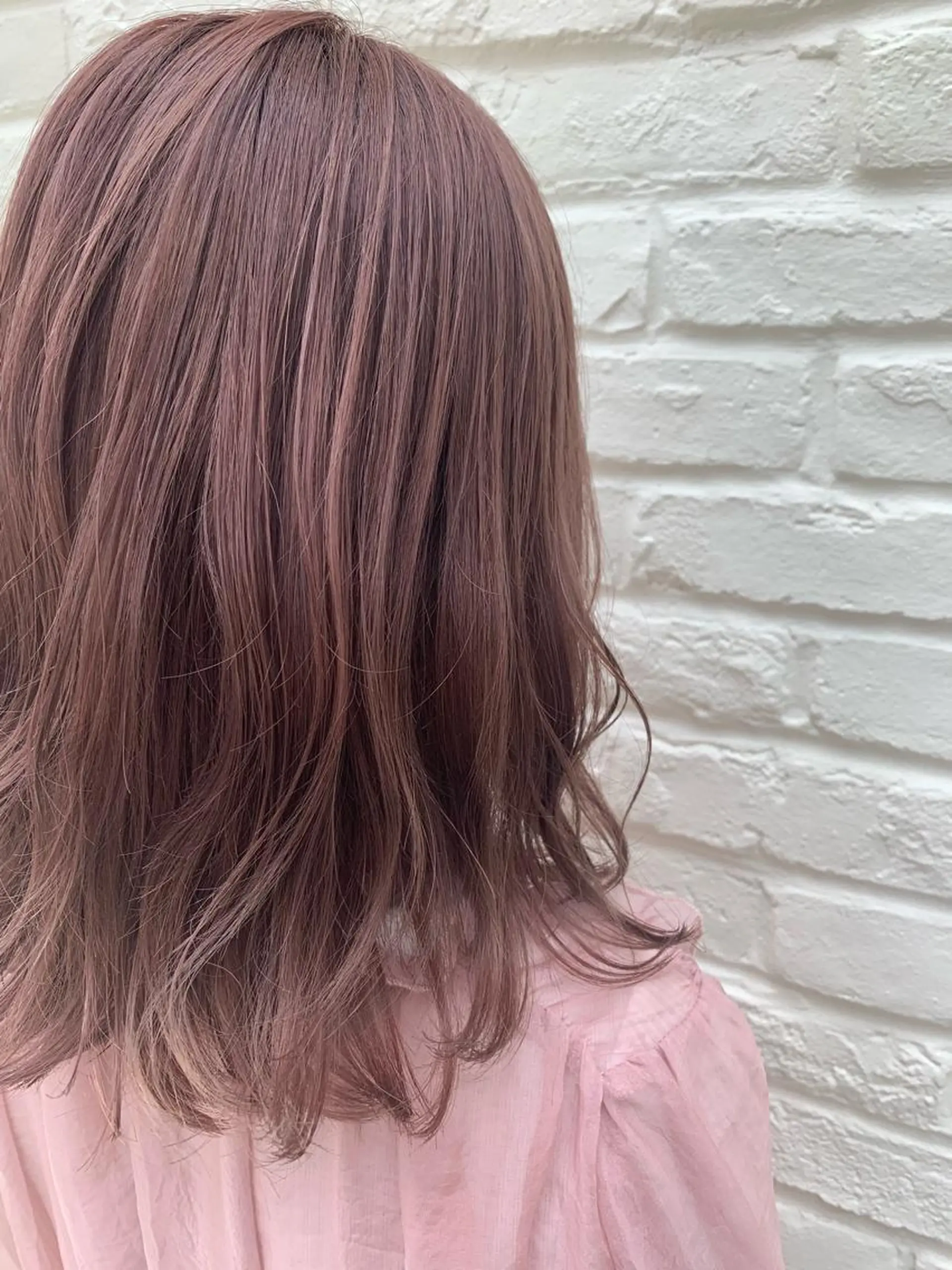 ミディアム ヘアカラー トリートメント ヘアセット トップスタイリスト 👑田添幹宜のヘアスタイル