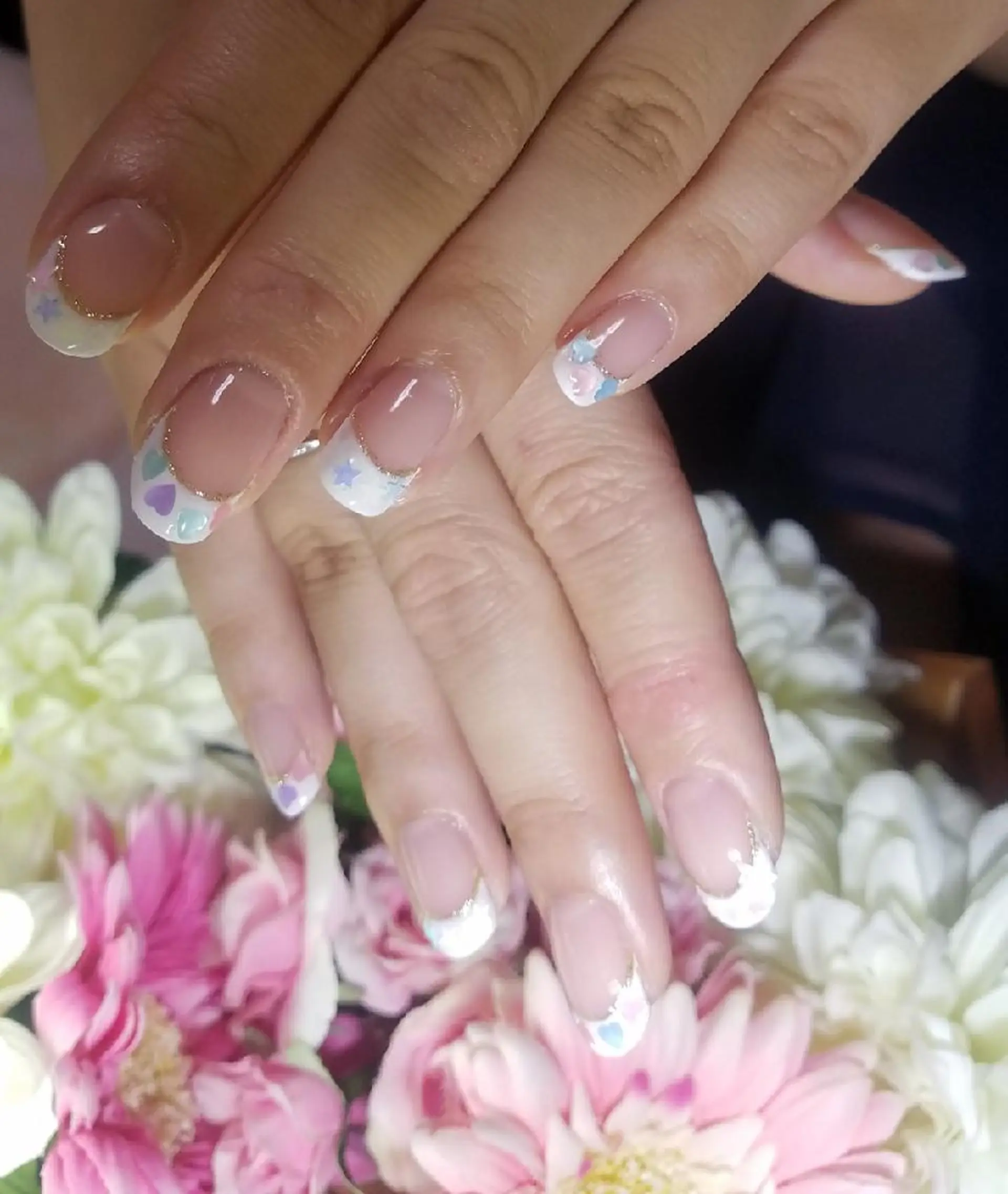 ネイル フレンチネイル ❤ yuka❤のネイルデザイン