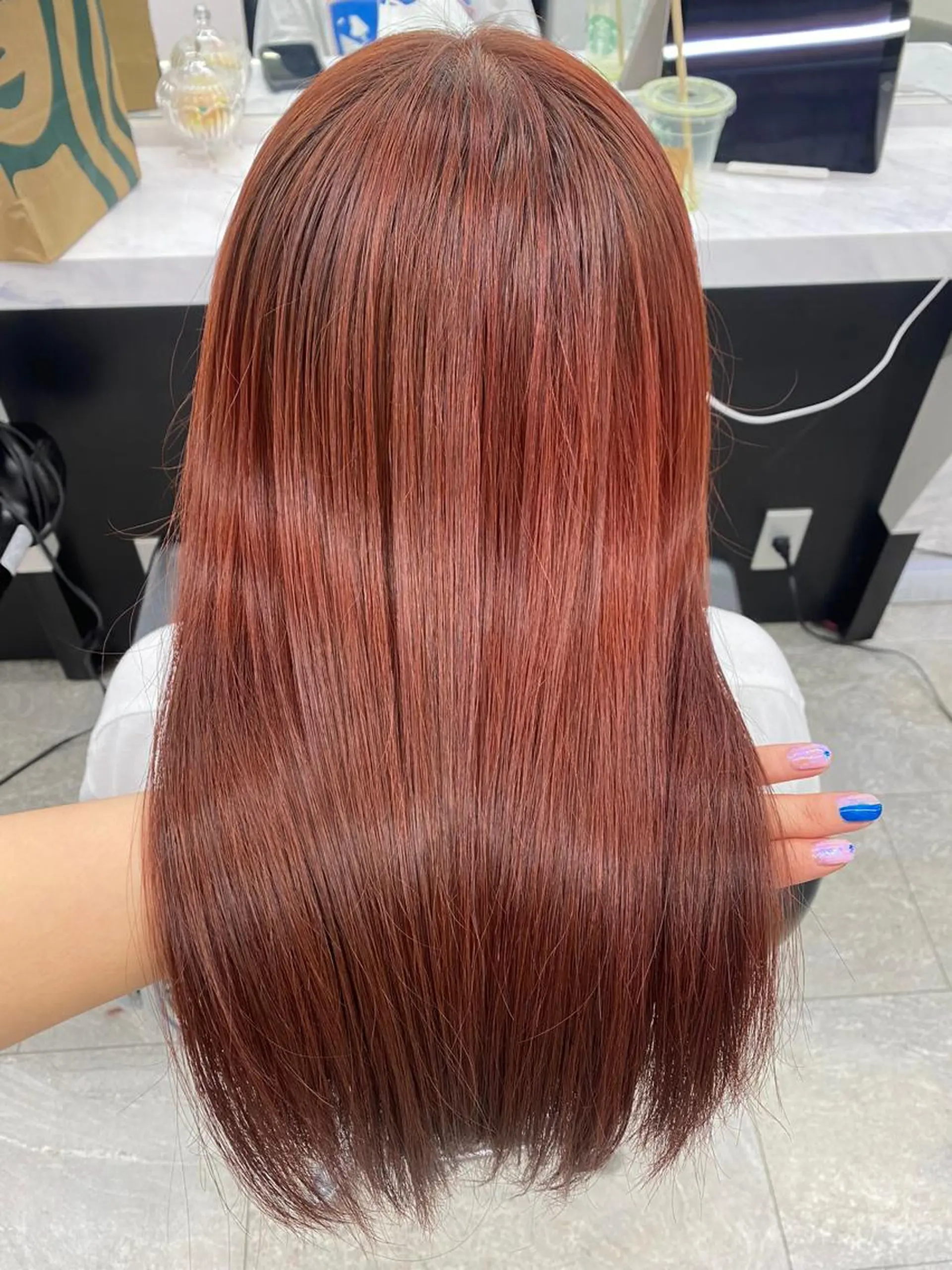 セミロング カラー プルエクステ/カラー ⭐️KIR̋Aのヘアスタイル