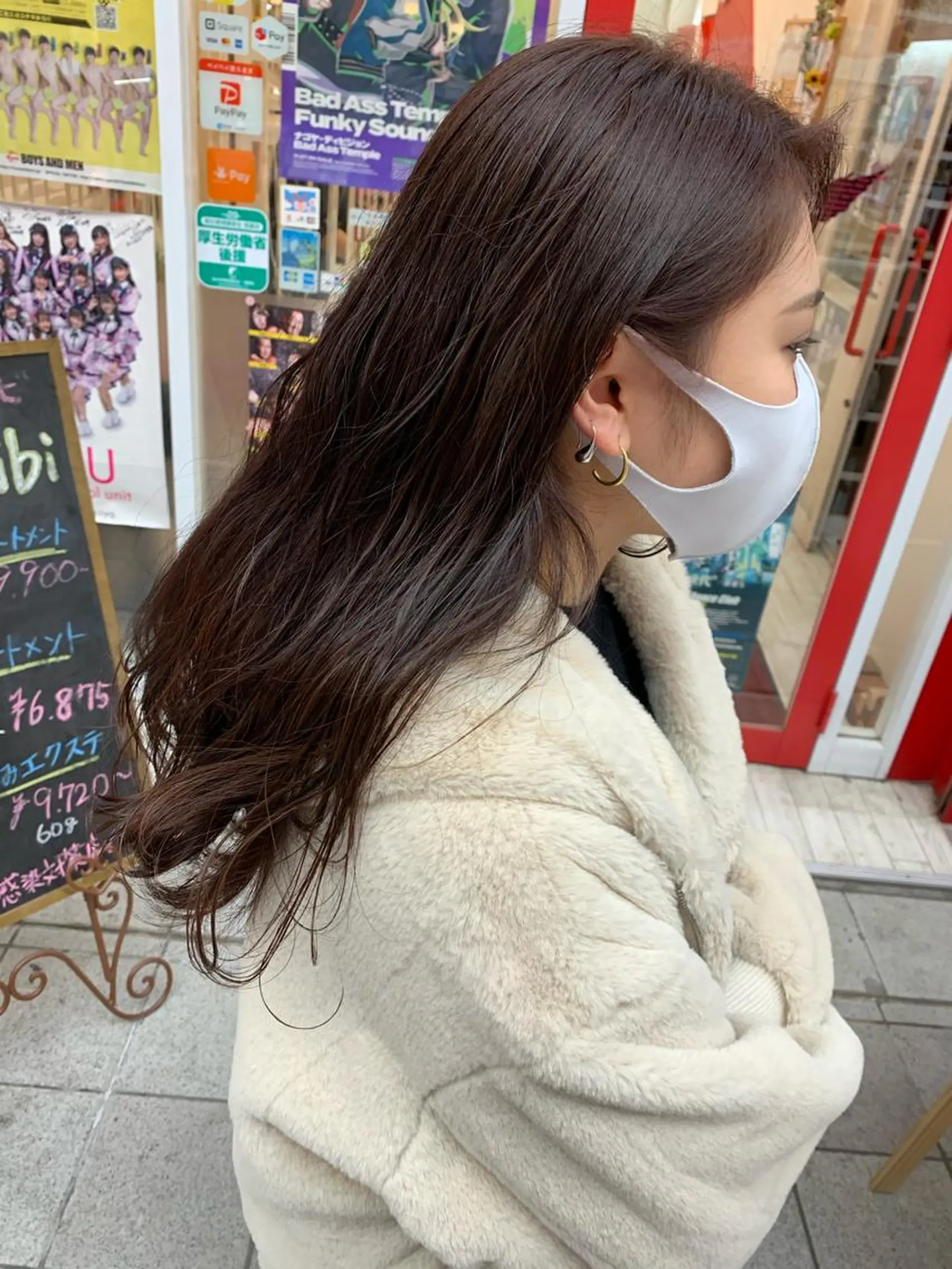 ロング カラー ヘアアレンジ ブリーチ ブラウンカラー ブリーチなしカラー 今村公介 ブリーチ特化、派手髪のヘアスタイル