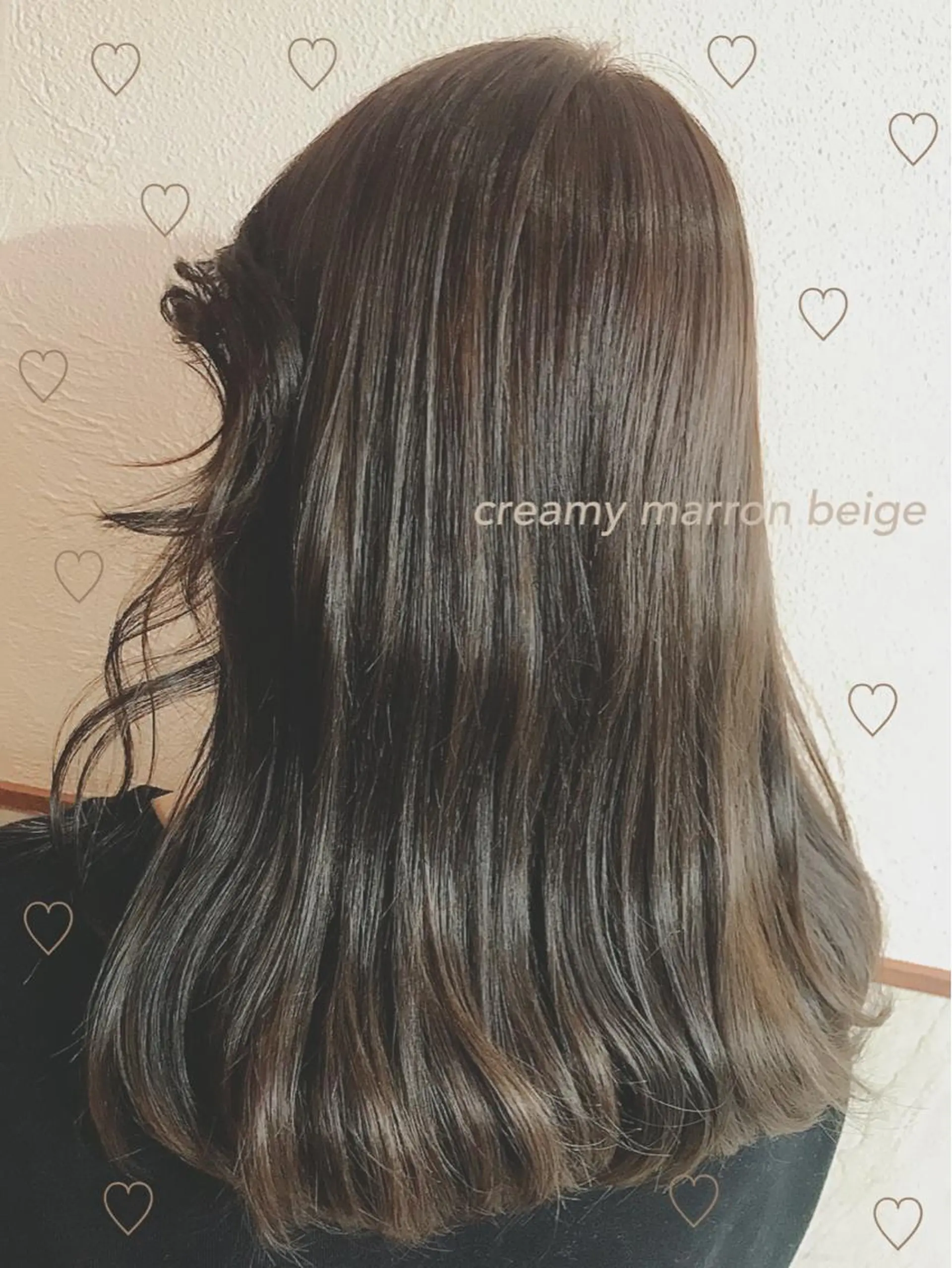 セミロング カラー ヘアカラー トリートメント コマツリサ ROCCO eastのヘアスタイル