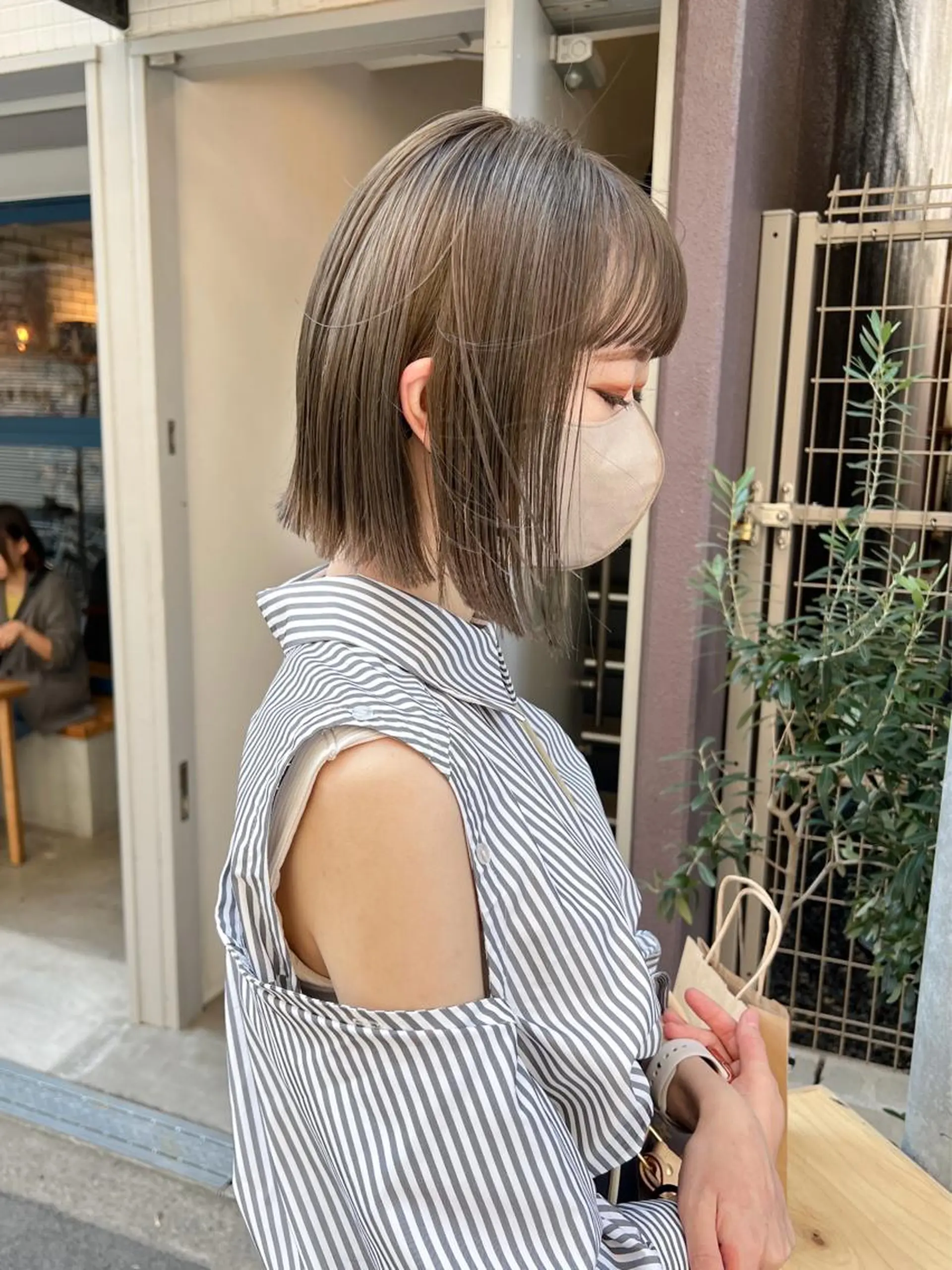 ショート カラー ブリーチ ダブルカラー ブリーチなしカラー カット ヘアカラー トリートメント wカラー 指名No1かけるのヘアスタイル