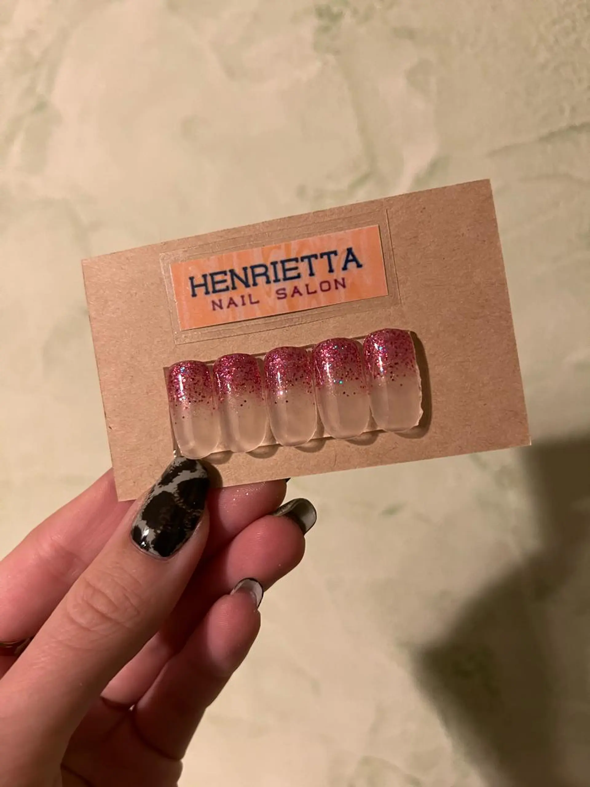 ネイル グラデーション ラメ(グリッター) ラメグラデーション ハンドネイル HENRIETTA NAILSALONのネイルデザイン
