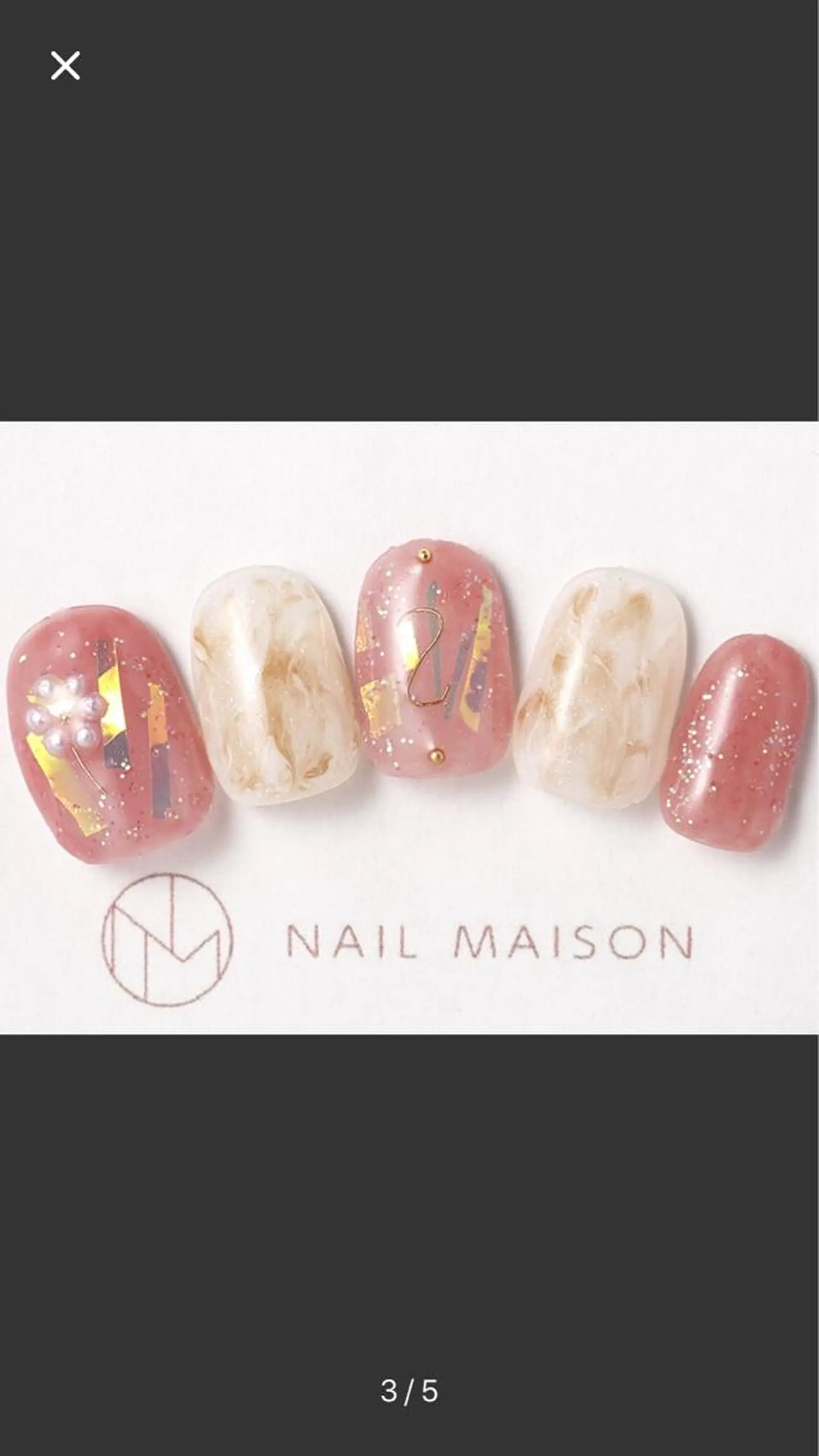 ネイル Nagashima    Kのネイルデザイン