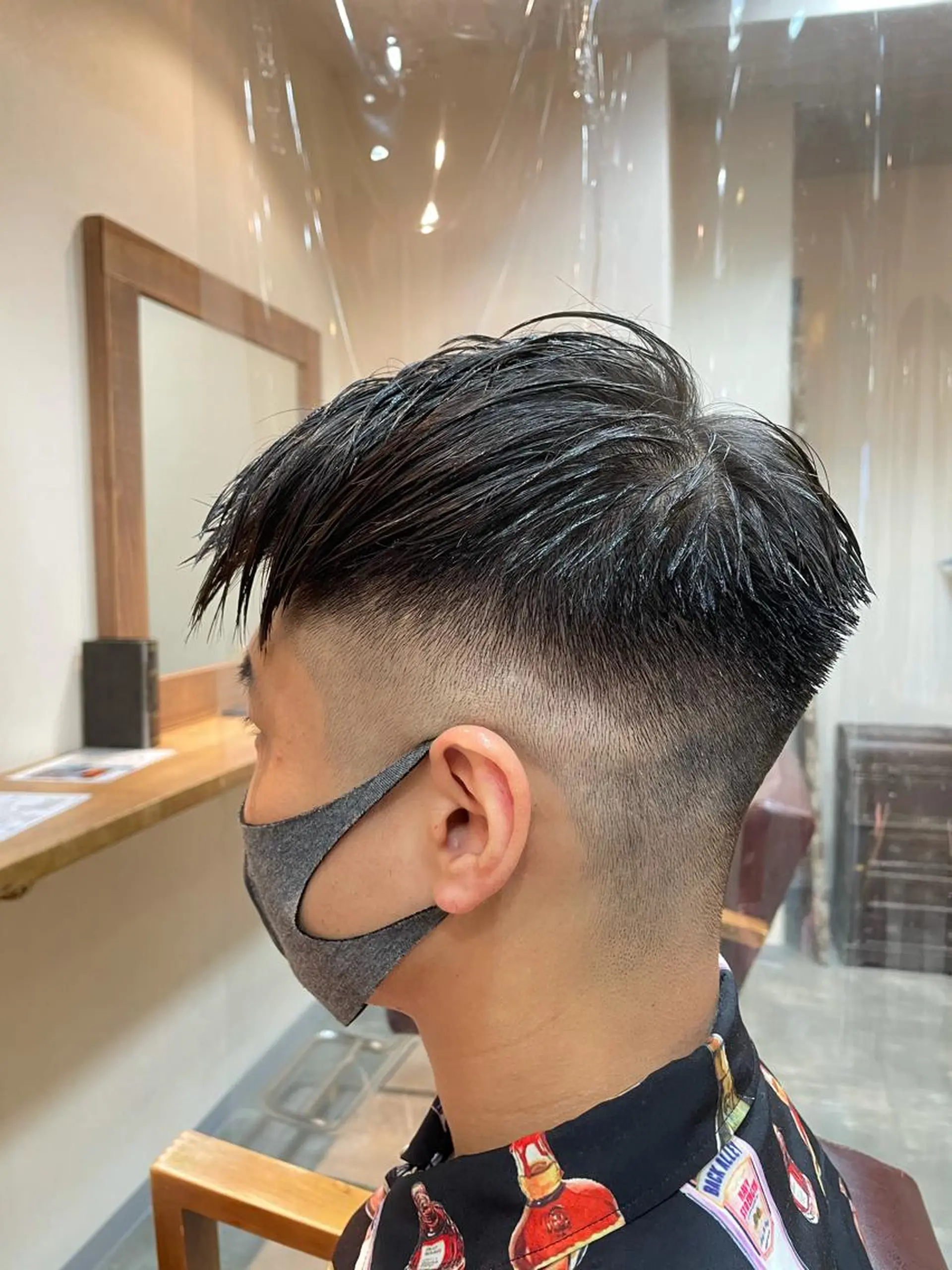 ショート メンズ フェードカット カット 福田 ジュンキのヘアスタイル