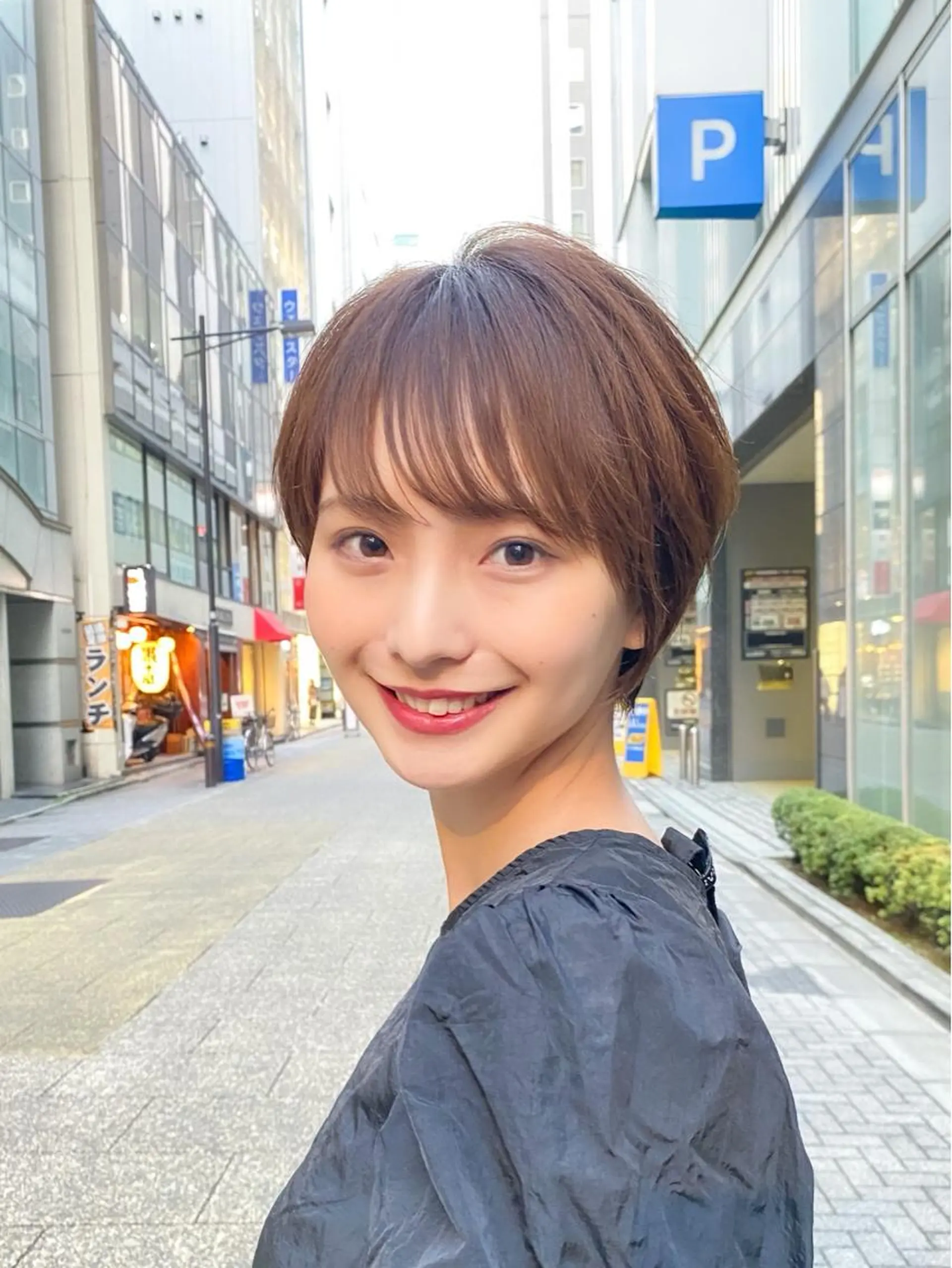 ショート カラー カット ヘアカラー トリートメント 🇰🇷韓国レイヤー 錦糸町【北山謙三】のヘアスタイル