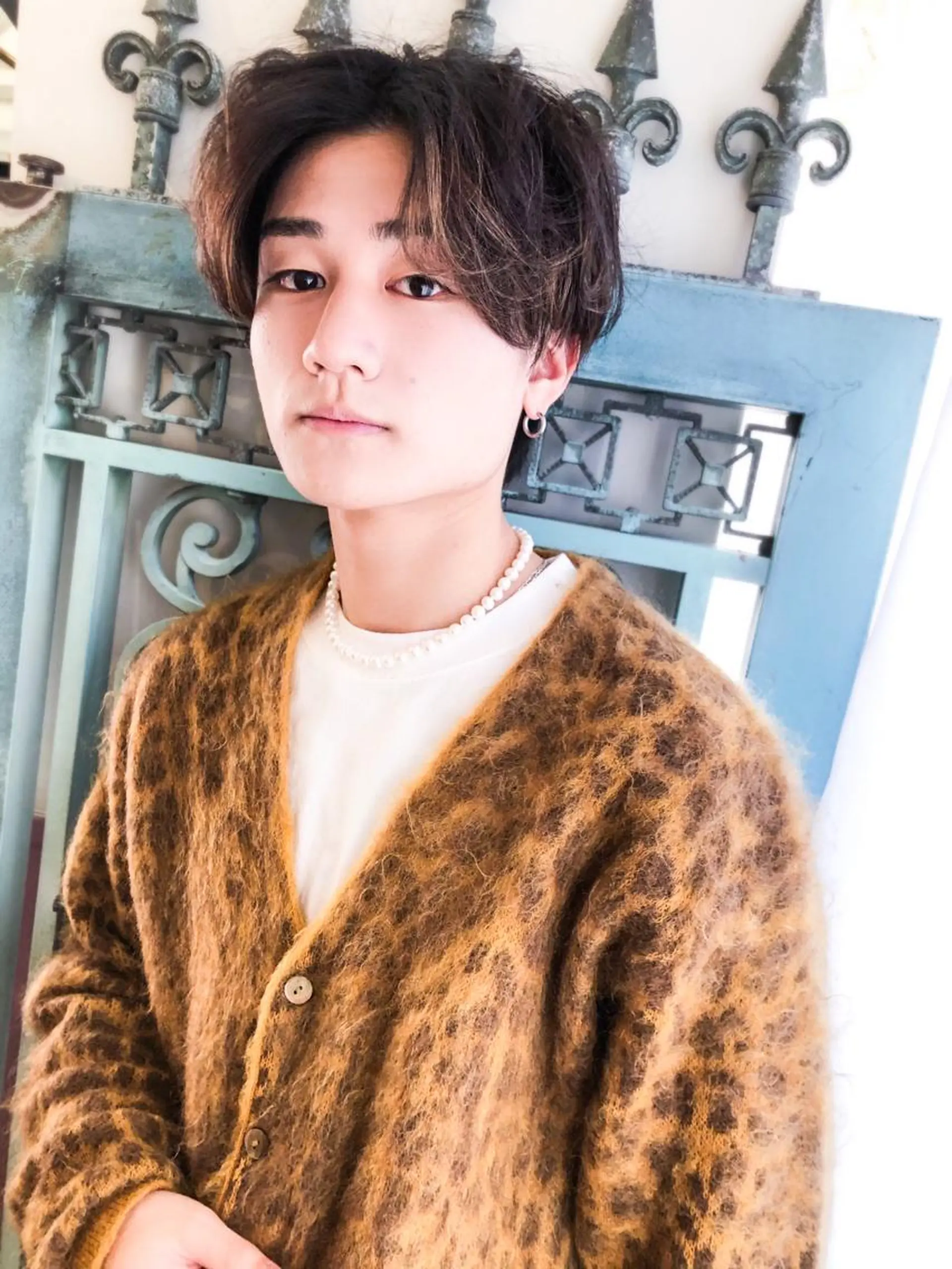 ショート カラー パーマ ヘアアレンジ メンズ カット ヘアセット 表参道Lise おおいしおりのヘアスタイル