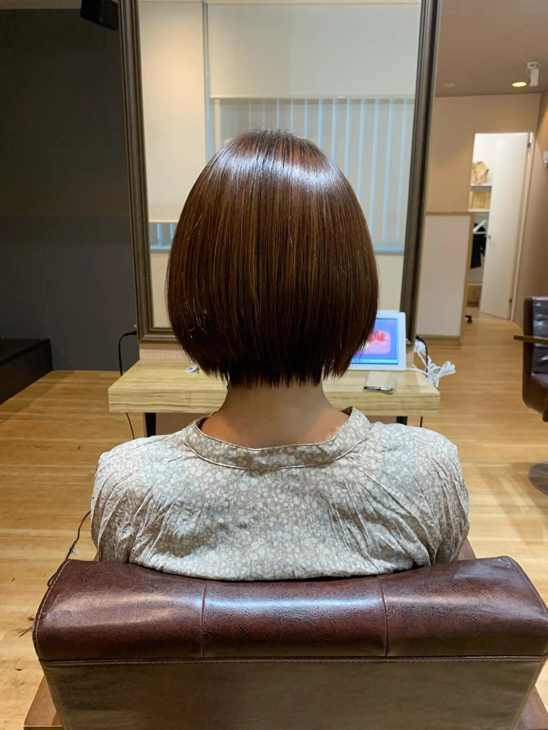 ミディアム 堀田 英樹のヘアスタイル