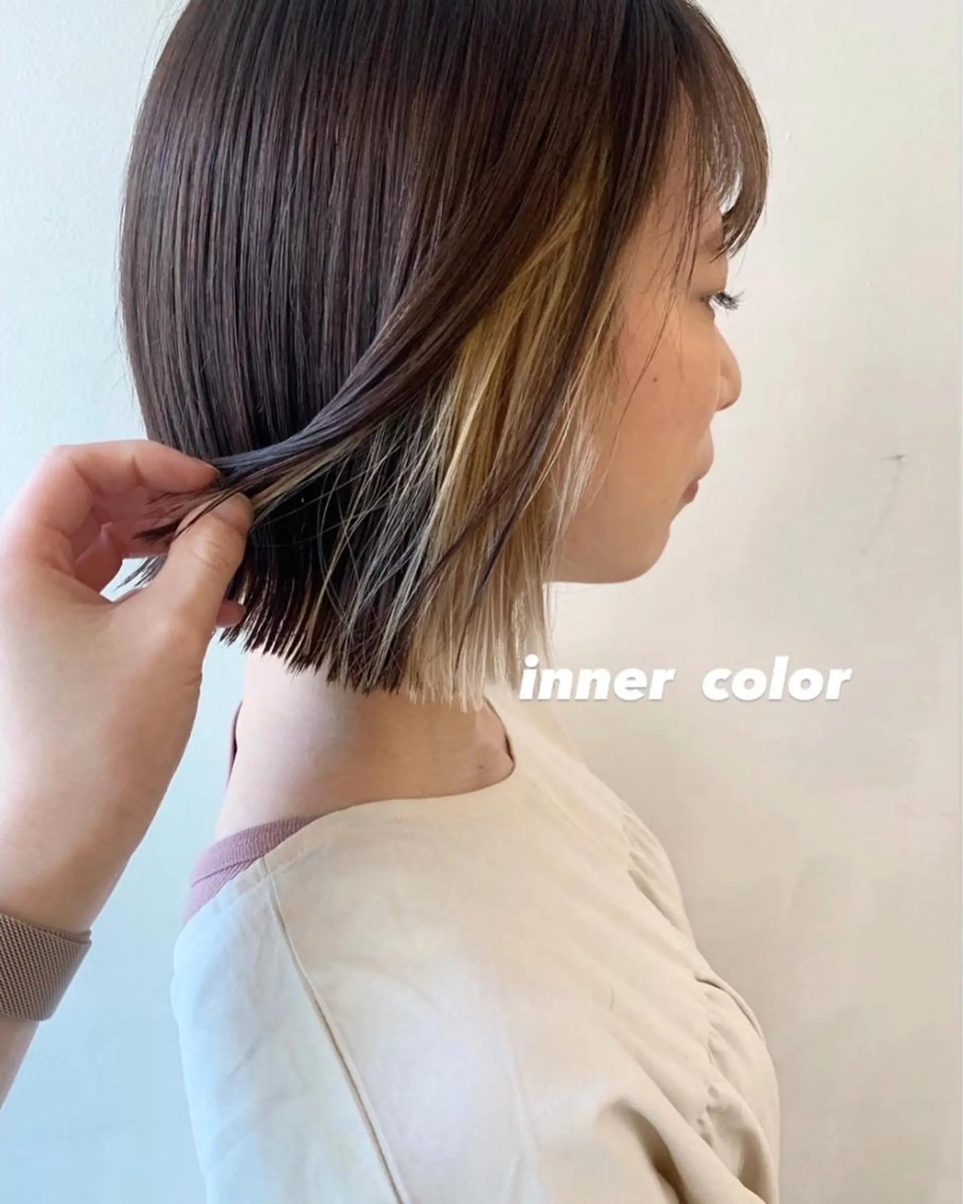 ミディアム カラー ヘアアレンジ インナーカラー 🌟アレンジが似合う カラー🌟Rumiのヘアスタイル