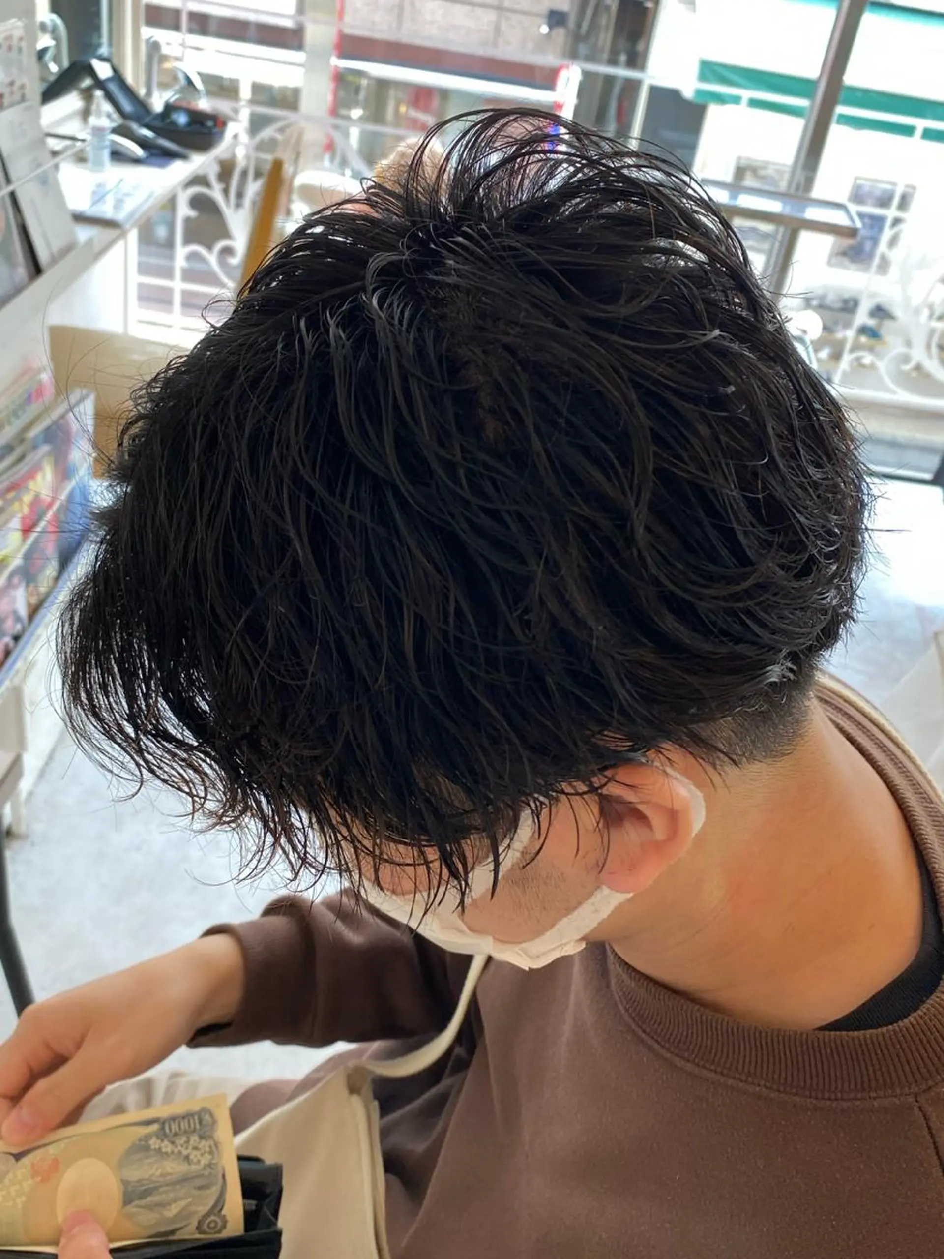 パーマ メンズ カット 似合わせパーマ 渡辺尚暉のヘアスタイル