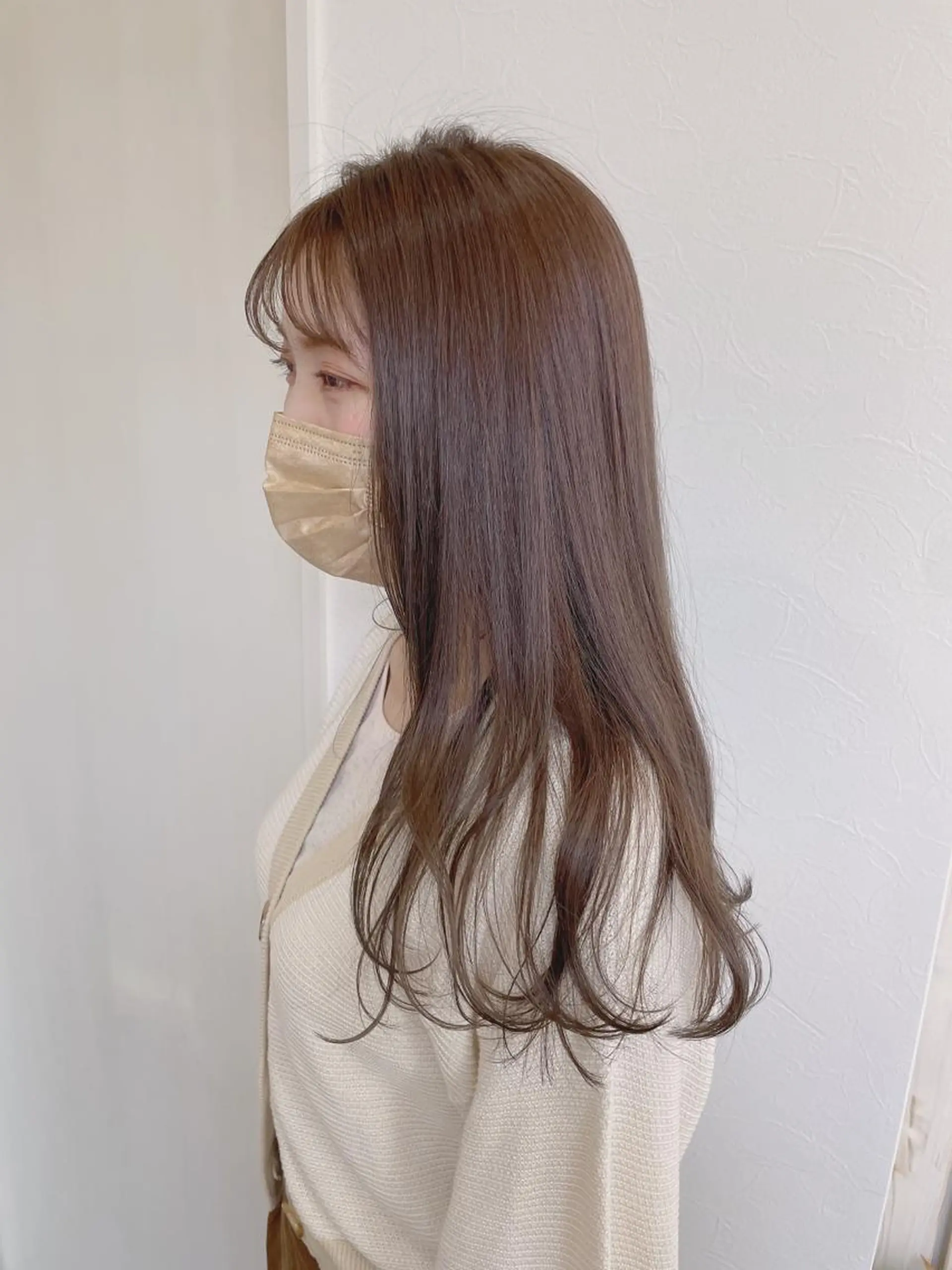ロング ヘアカラー トリートメント キノシタ マユのヘアスタイル