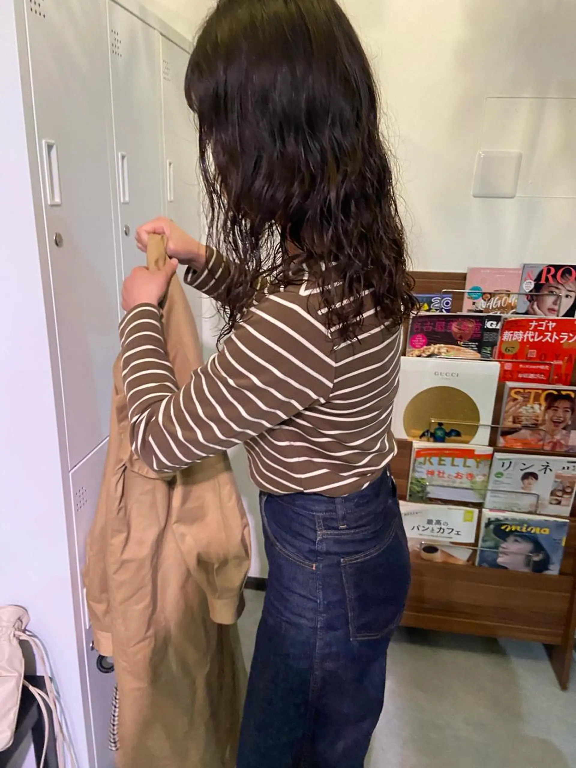 セミロング パーマ カット パーマ トリートメント 田中 あやなのヘアスタイル