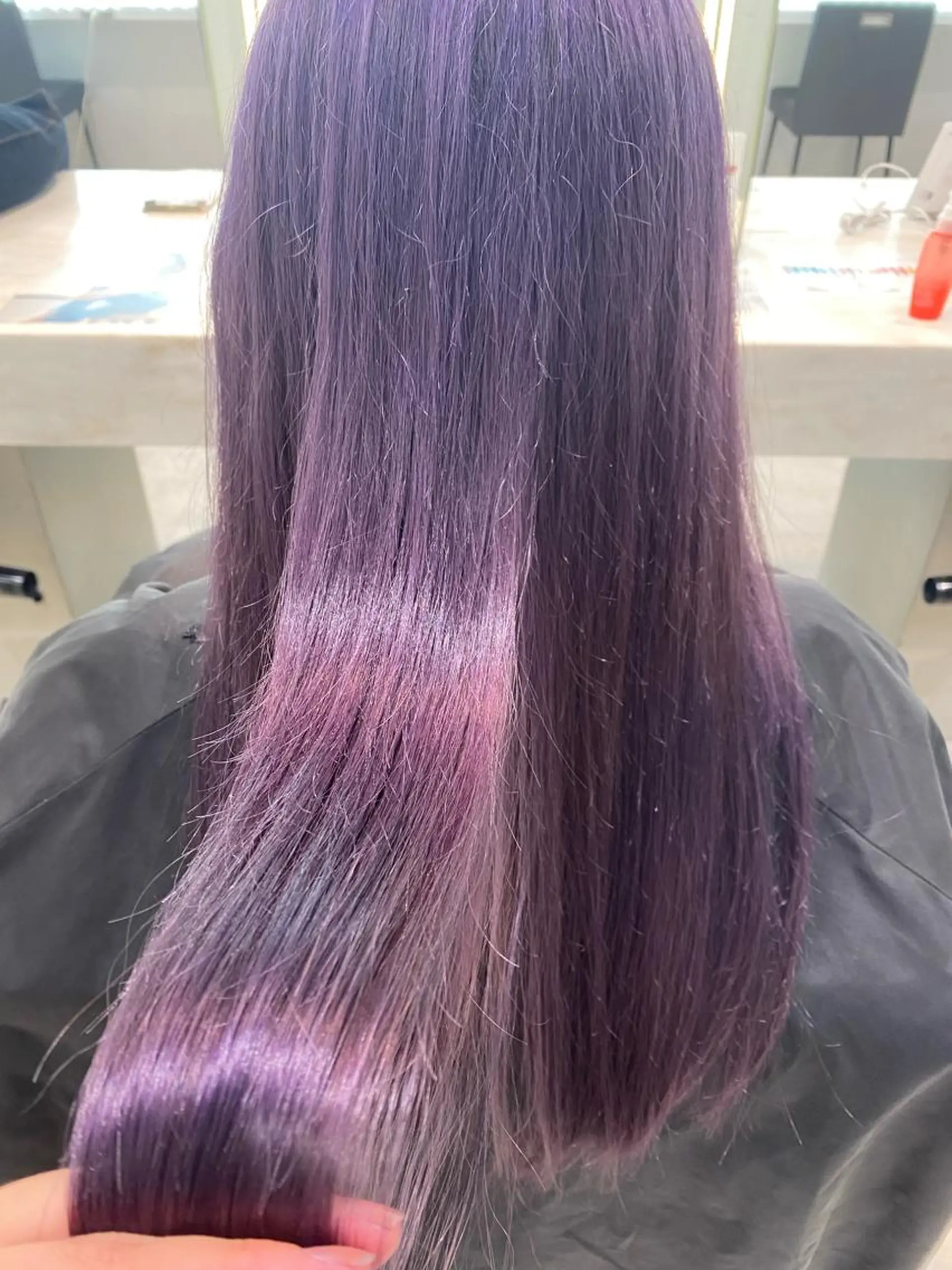 ロング ヘアカラー トリートメント 🍋暖色カラーヘアア レンジniina🍋のヘアスタイル