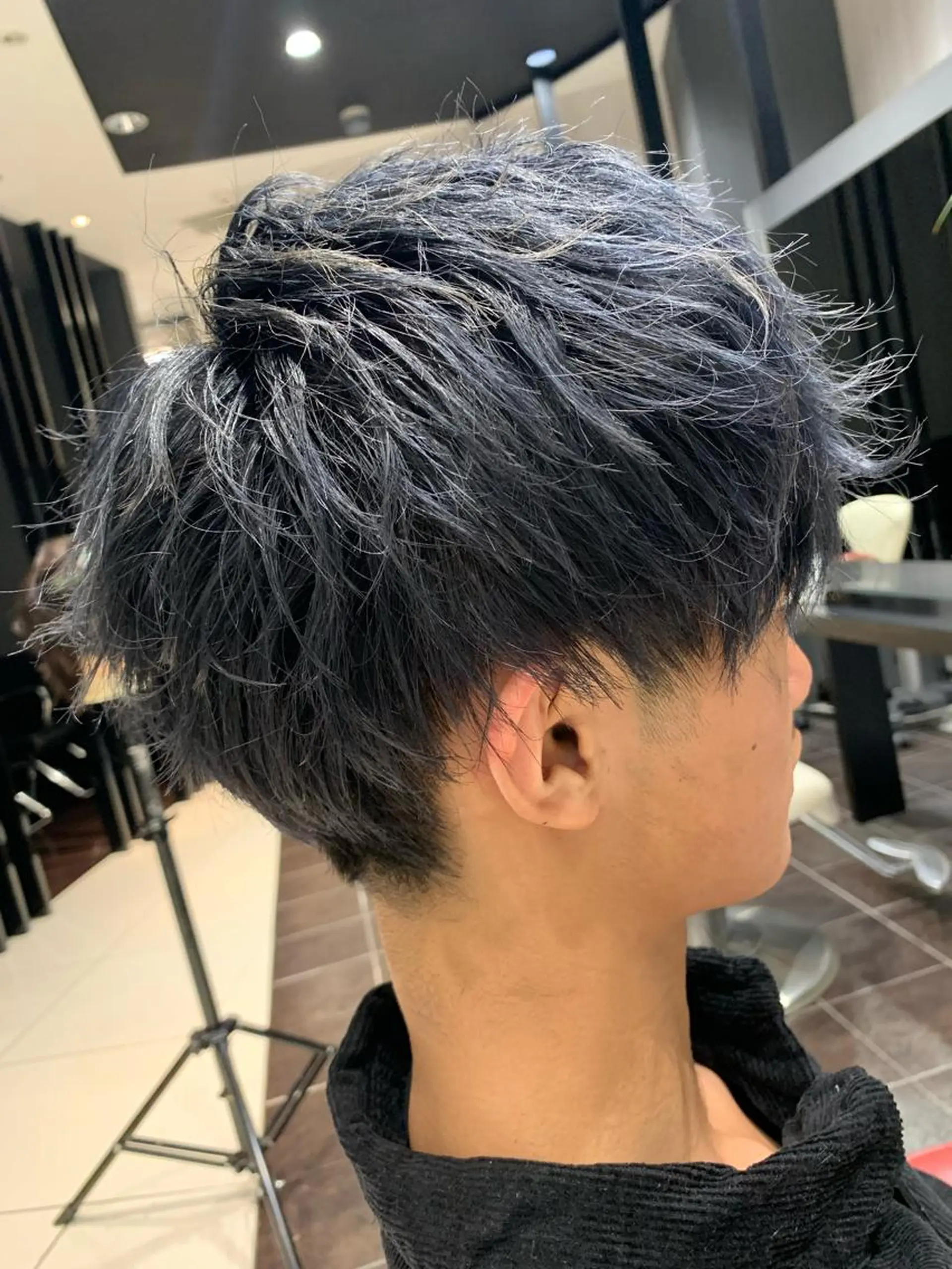 カラー メンズ ブルーカラー ブルージュ 🇺🇸海外ヘア 🇰🇷MASANOのヘアスタイル