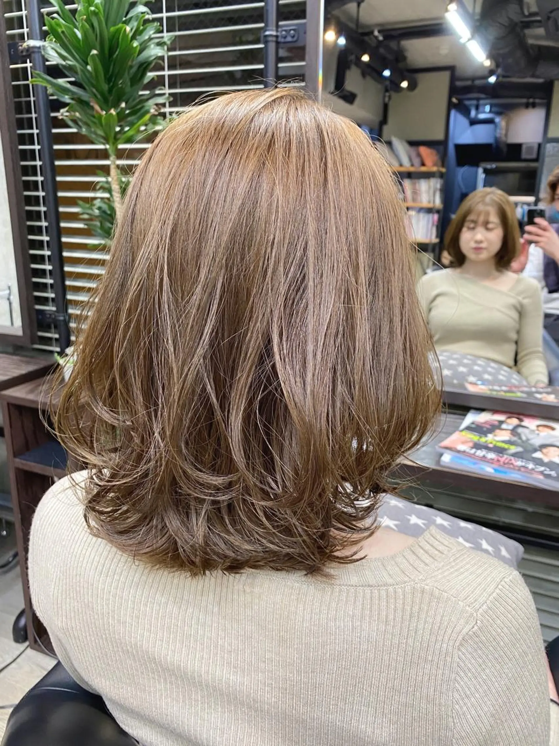 ミディアム 新宿/韓国風レイヤー 髪質改善/渋谷直樹のヘアスタイル