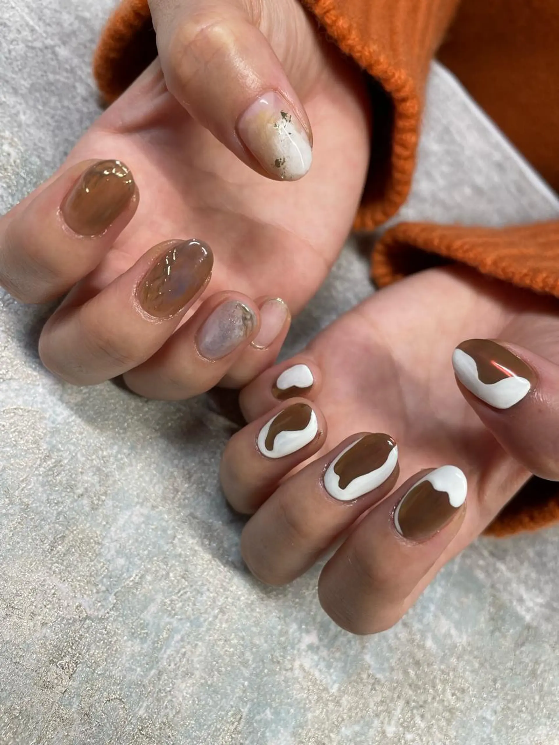 ロング カラー ヘアアレンジ キッズ ネイル マツエク・マツパ 福田 加奈のネイルデザイン