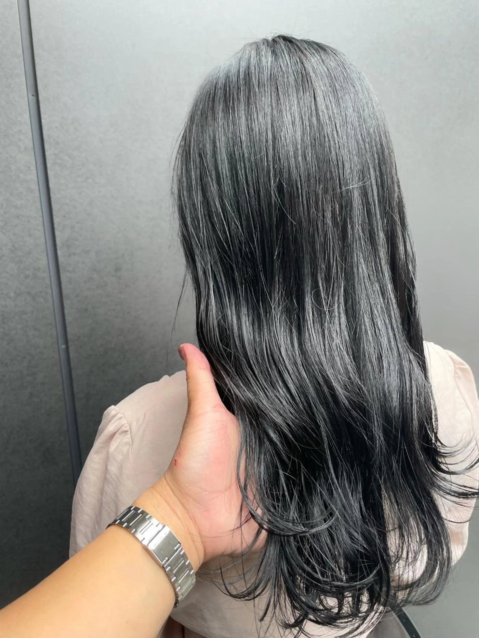 セミロング カラー グレージュ ヘアカラー トリートメント メンズ特化🟡個室 口コミ高評価🟡三澤のヘアスタイル