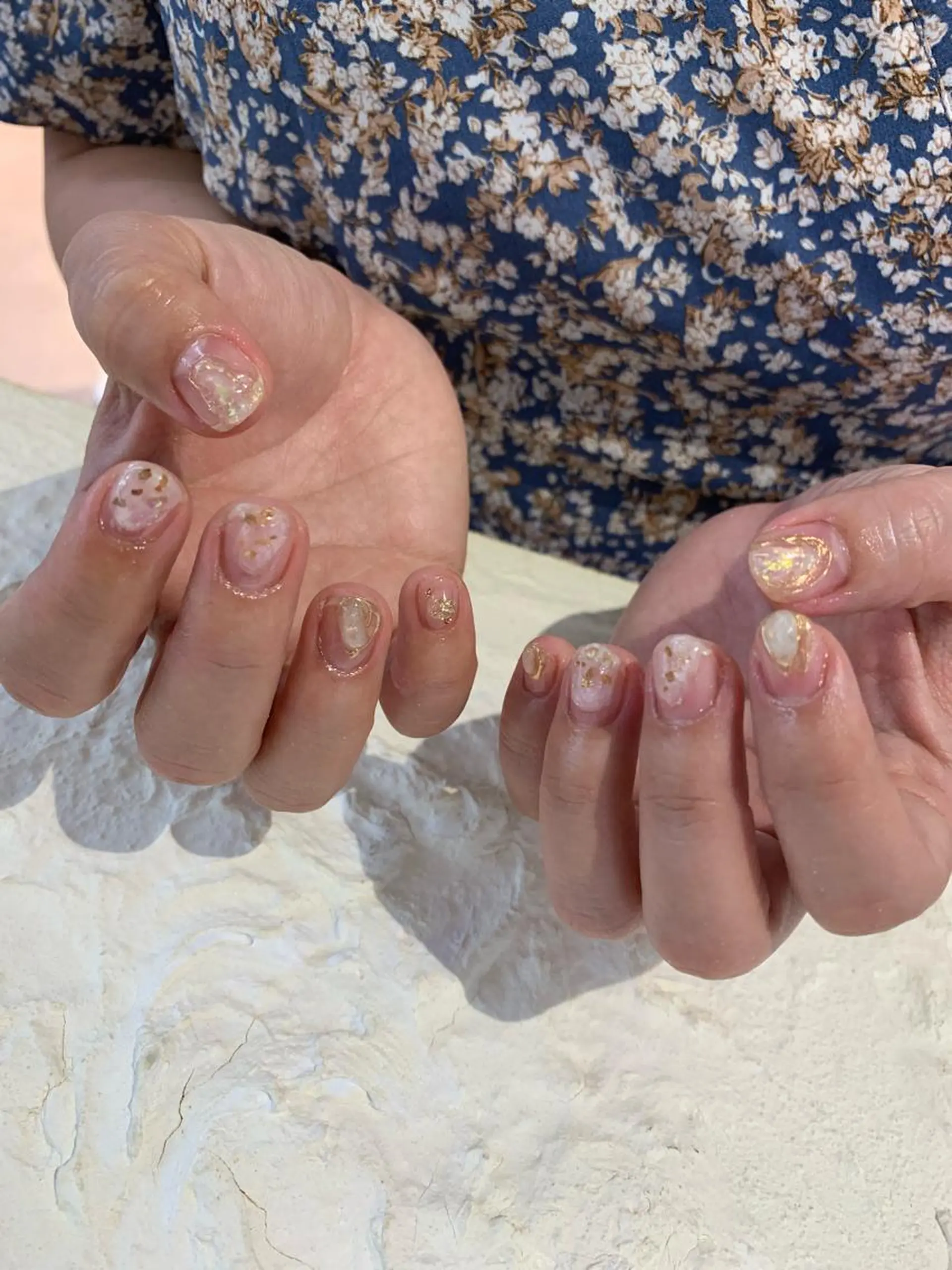 ネイル クリアネイル マキノ ユイのネイルデザイン