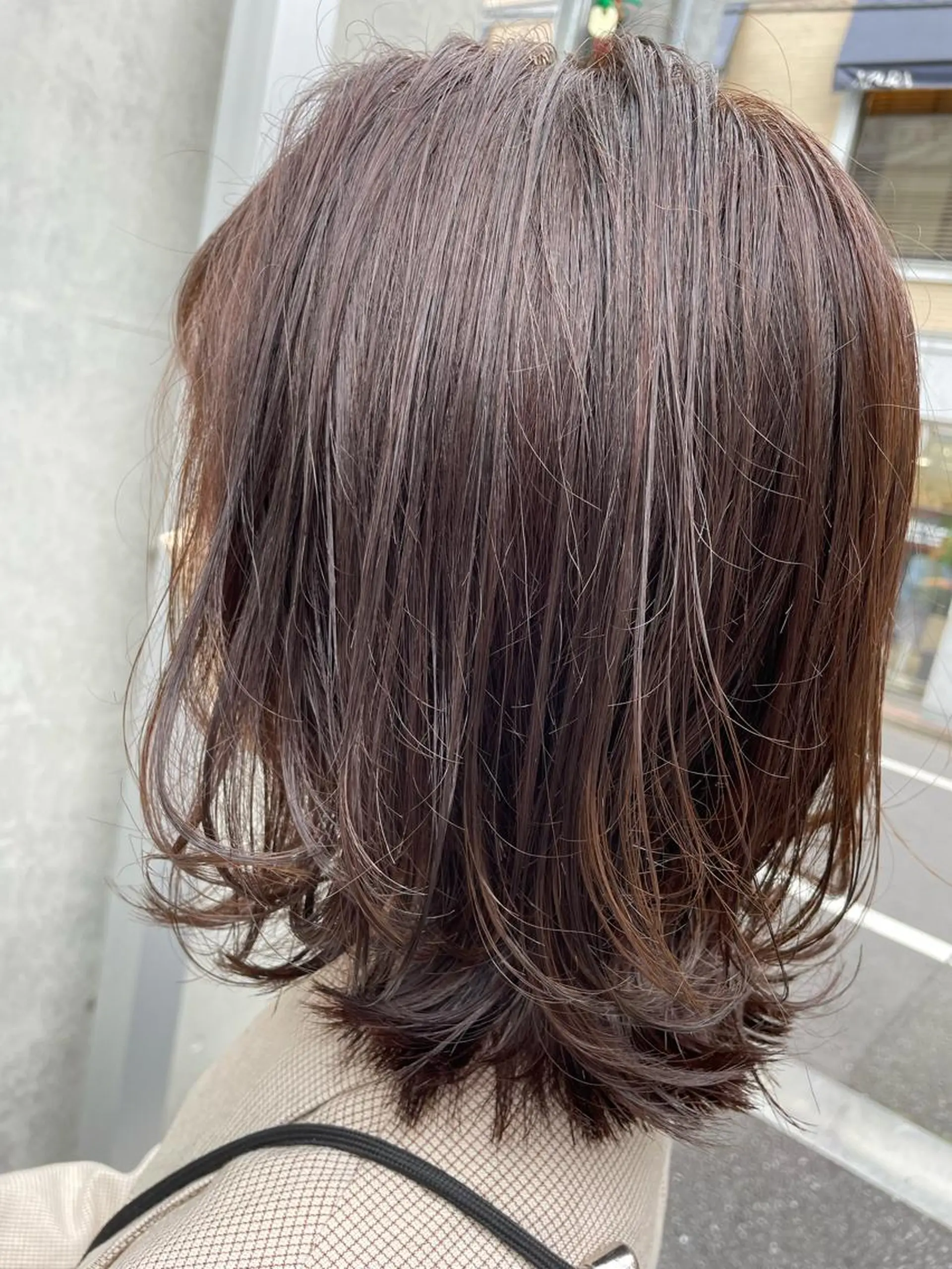 ミディアム カット ヘアカラー こすげひろと カラー講師のヘアスタイル