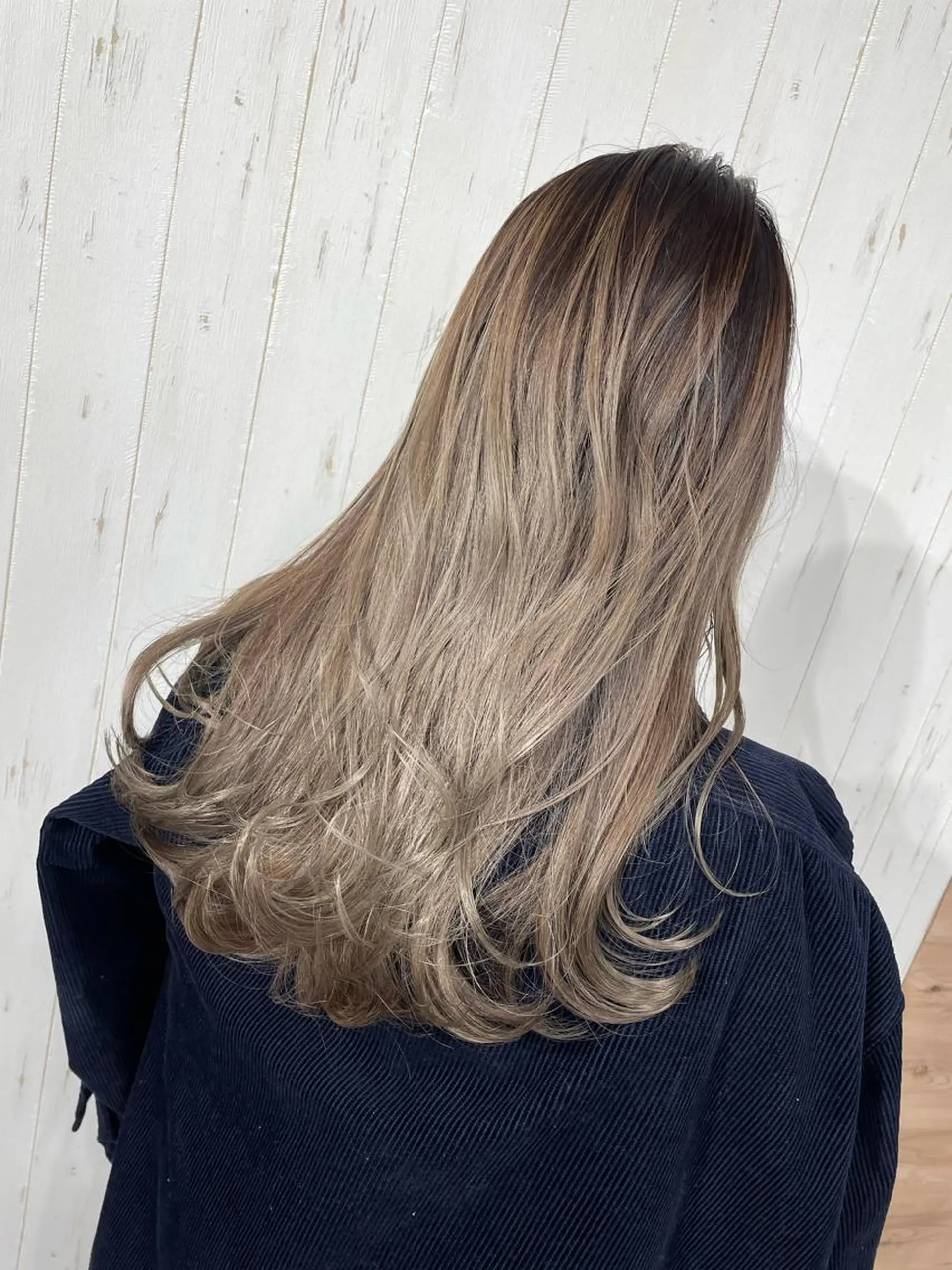 ロング カラー バレイヤージュ ブリーチ デザインカラー ハイライトカラー 外国人風カラー カット ヘアカラー AN'TIA小作代表 ⭐︎kazuma⭐︎のヘアスタイル