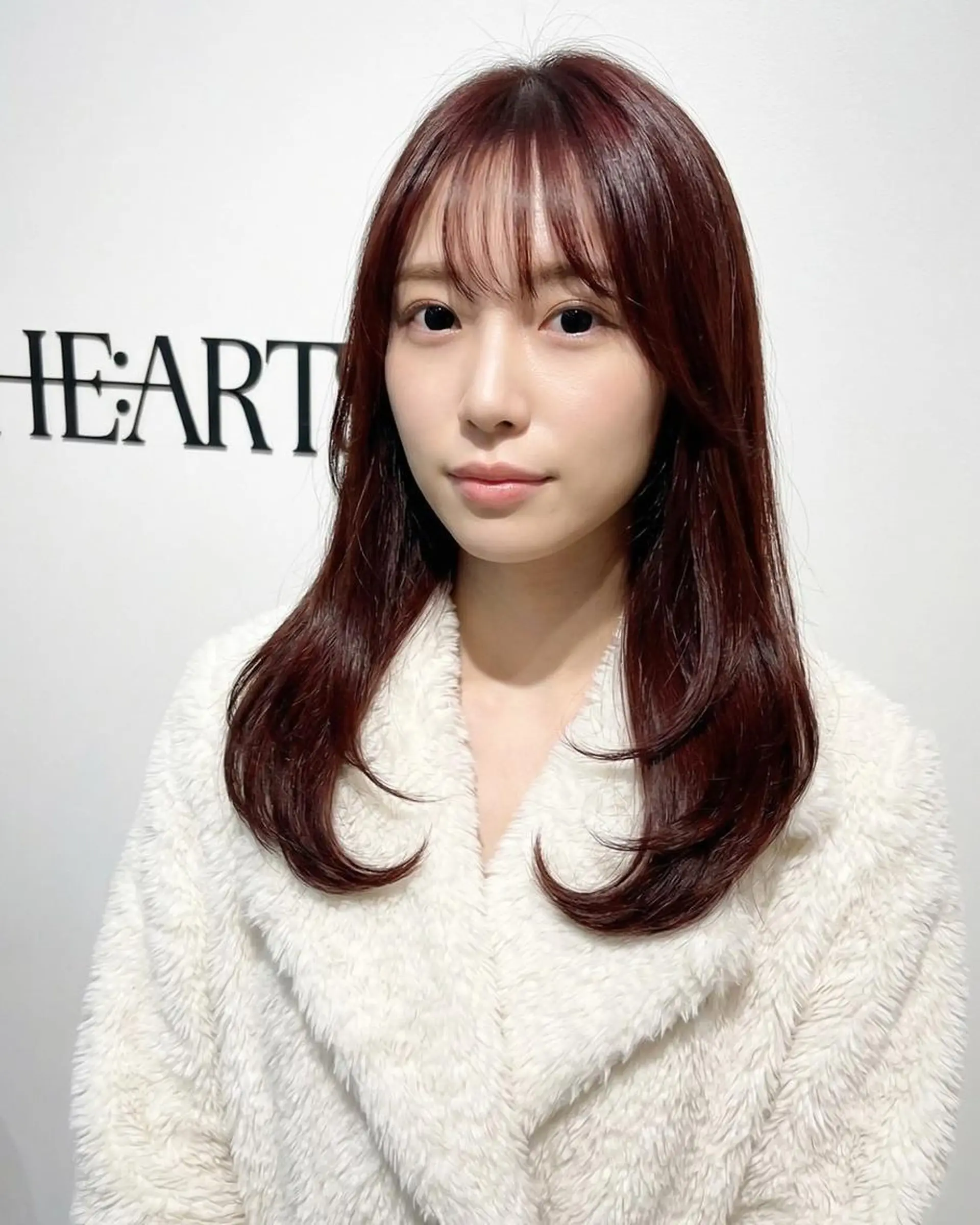 セミロング カット ヘアカラー 縮毛矯正 梅田/韓国スタイル/ 髪質改善/雅のヘアスタイル
