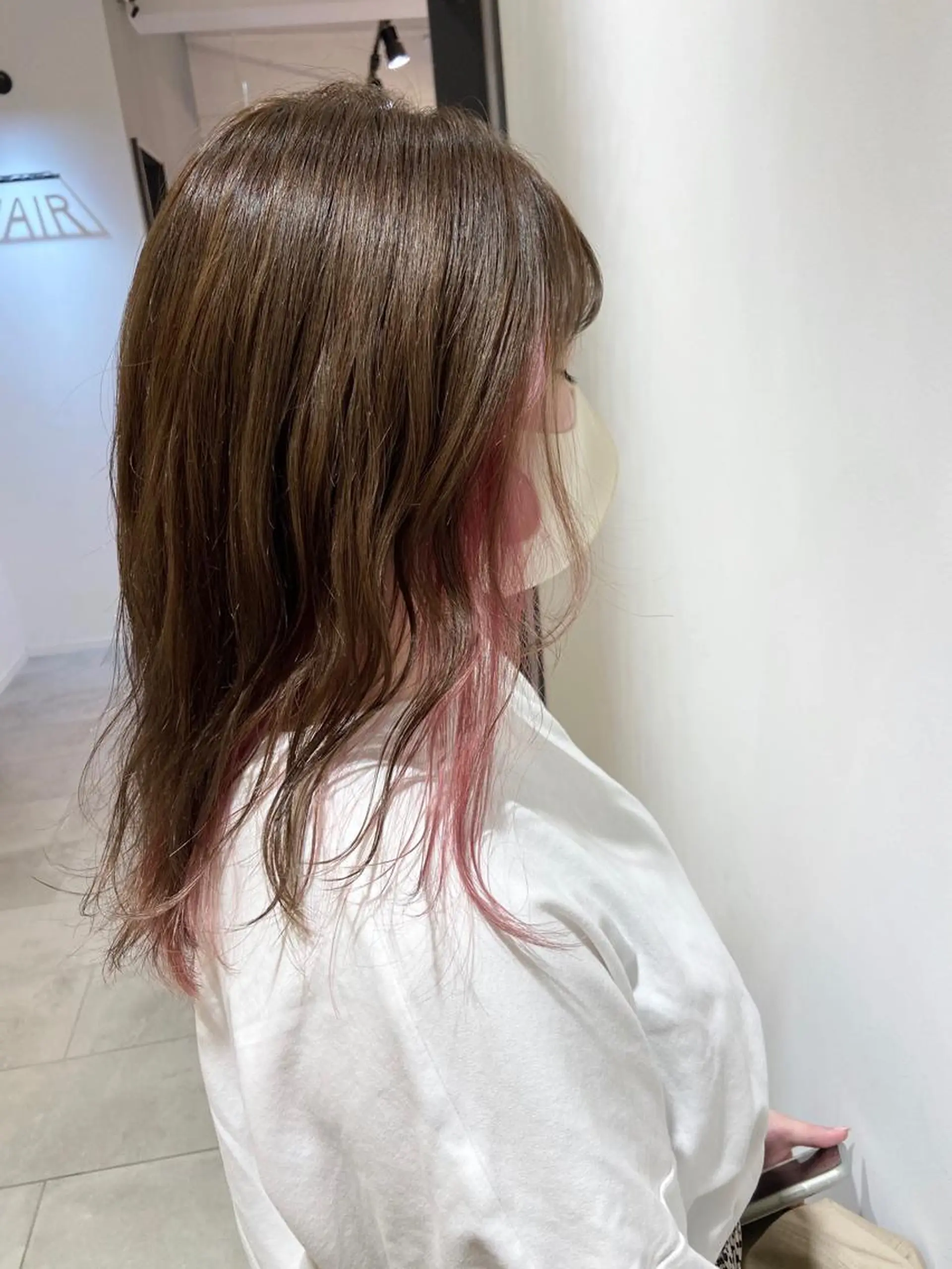 ミディアム ヘアカラー 🐺ウルフ/レイヤー 似合わせ‎🤍沙羅のヘアスタイル