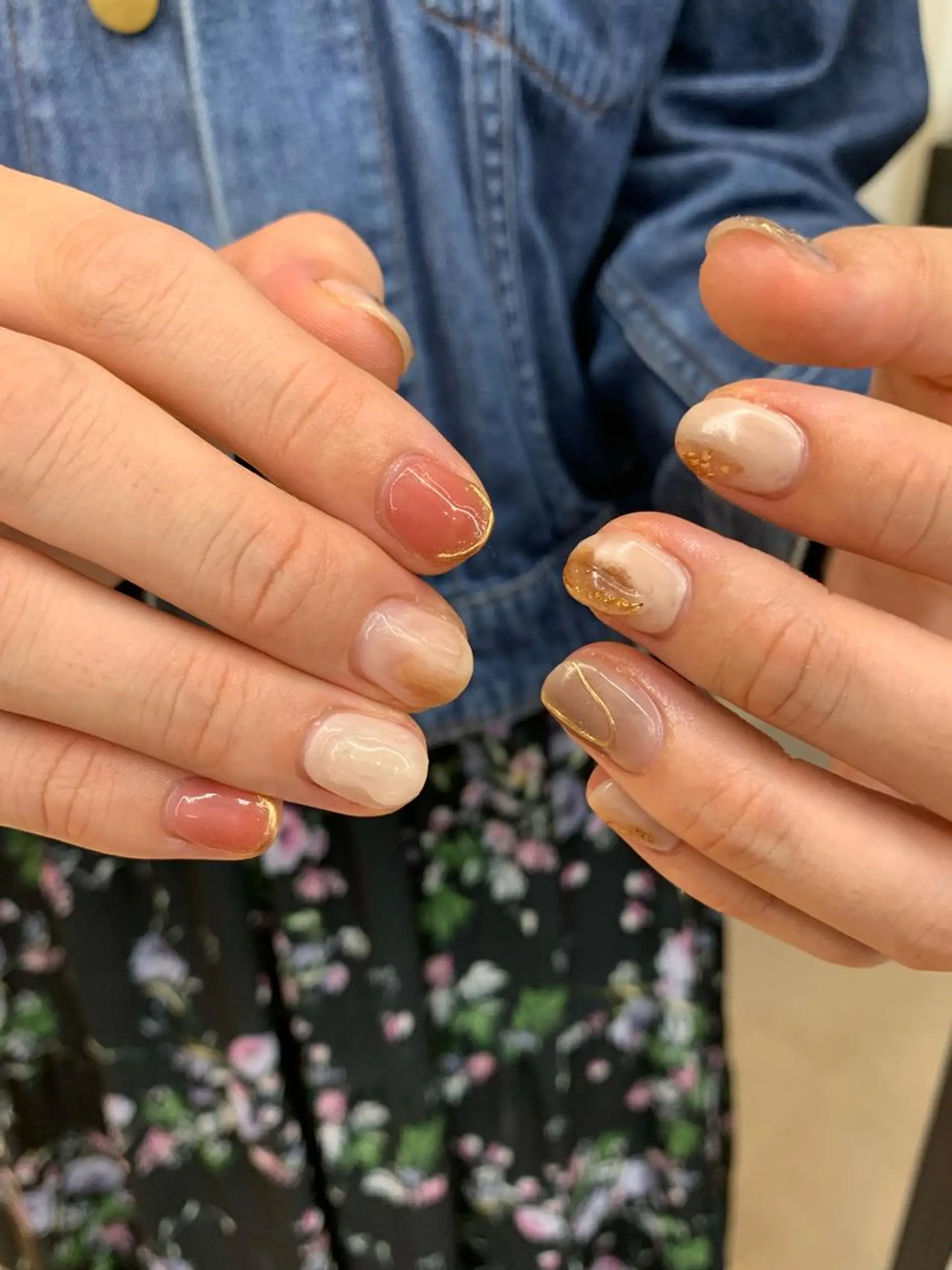 ネイル ニュアンスネイル マキノ ユイのネイルデザイン