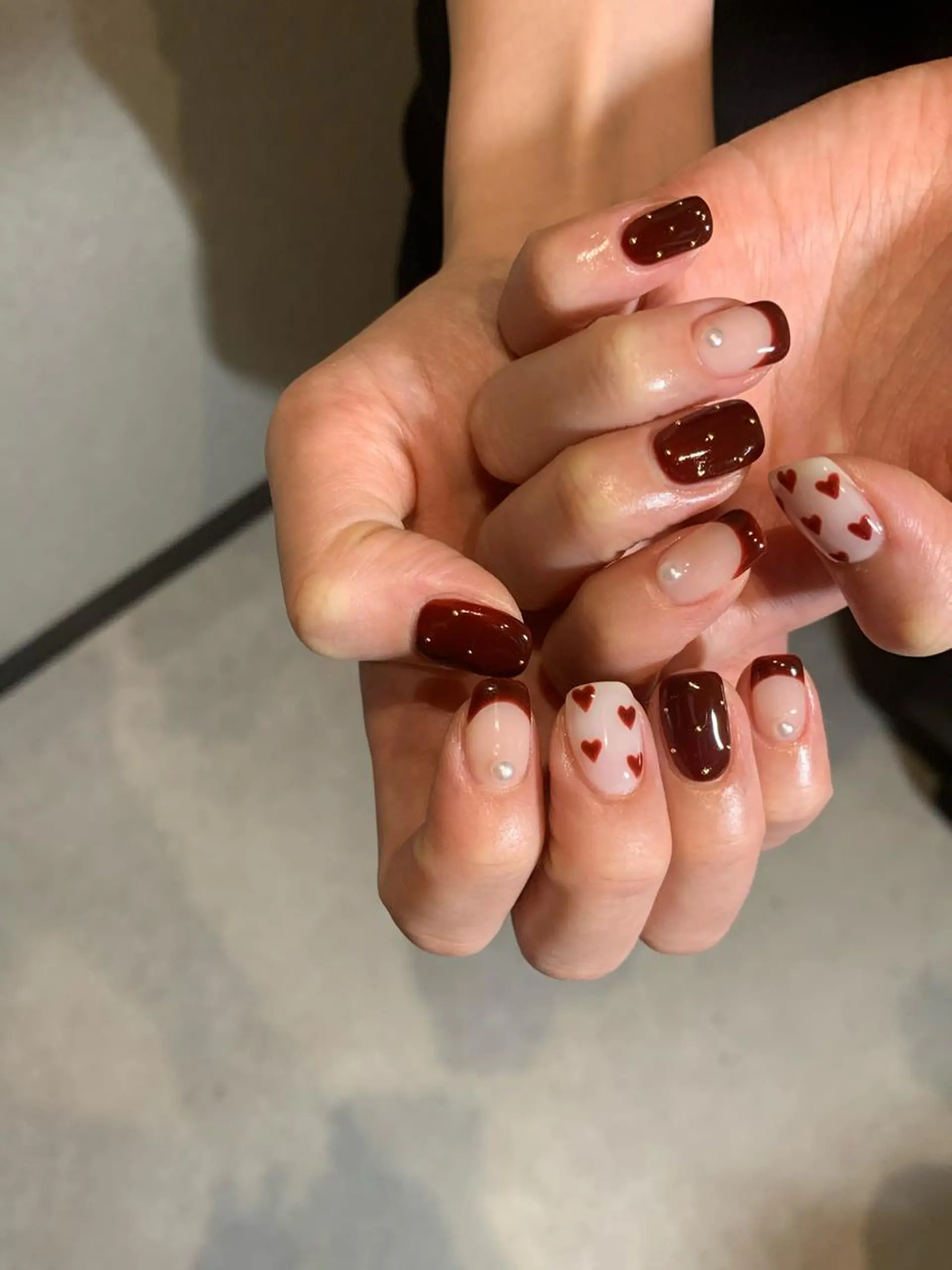 ネイル ハンドネイル Crescent Eye  Yukiのネイルデザイン