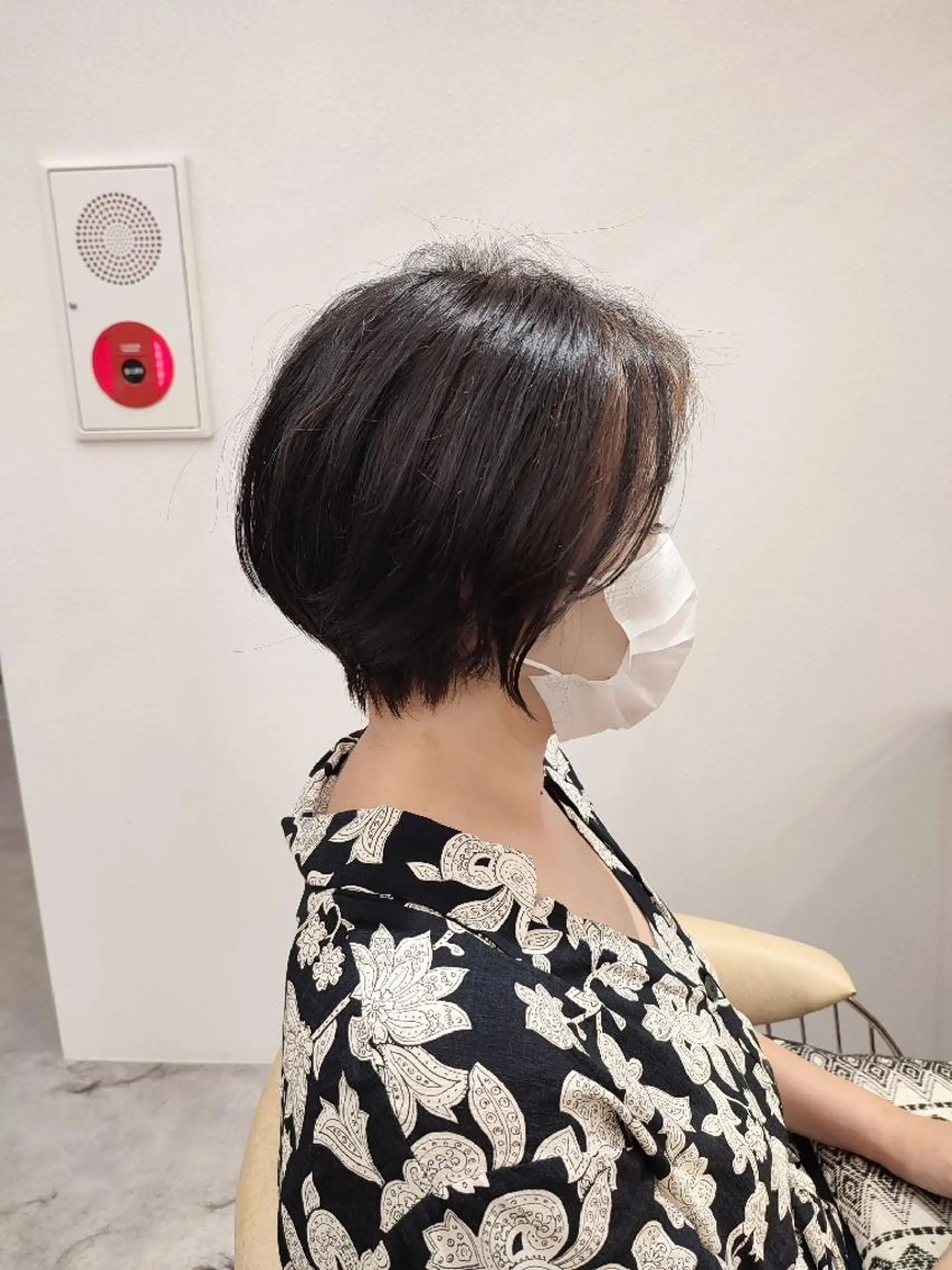 ショート ショートボブ 丸みショート ボブ ショートヘア 【似合わせ・レイヤー ・パーマ】海気のヘアスタイル