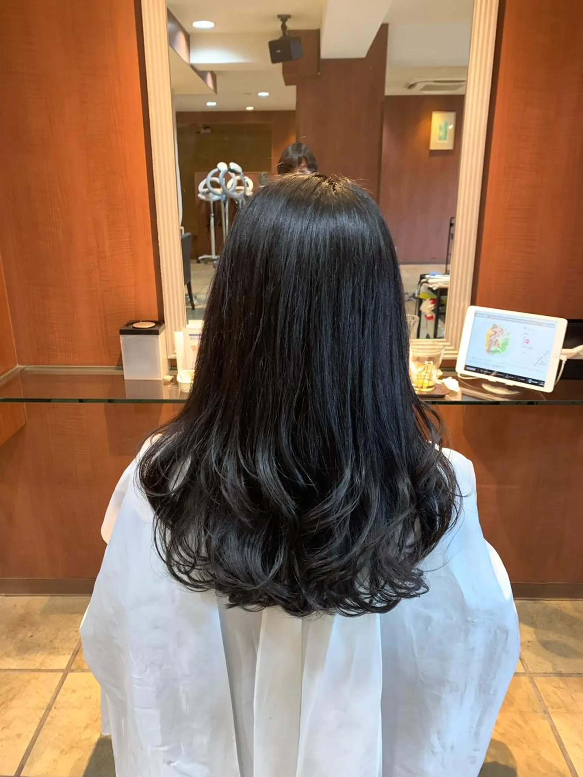 ロング カット 縮毛矯正 武田尚子🌸 自然に仕上がる矯正のヘアスタイル