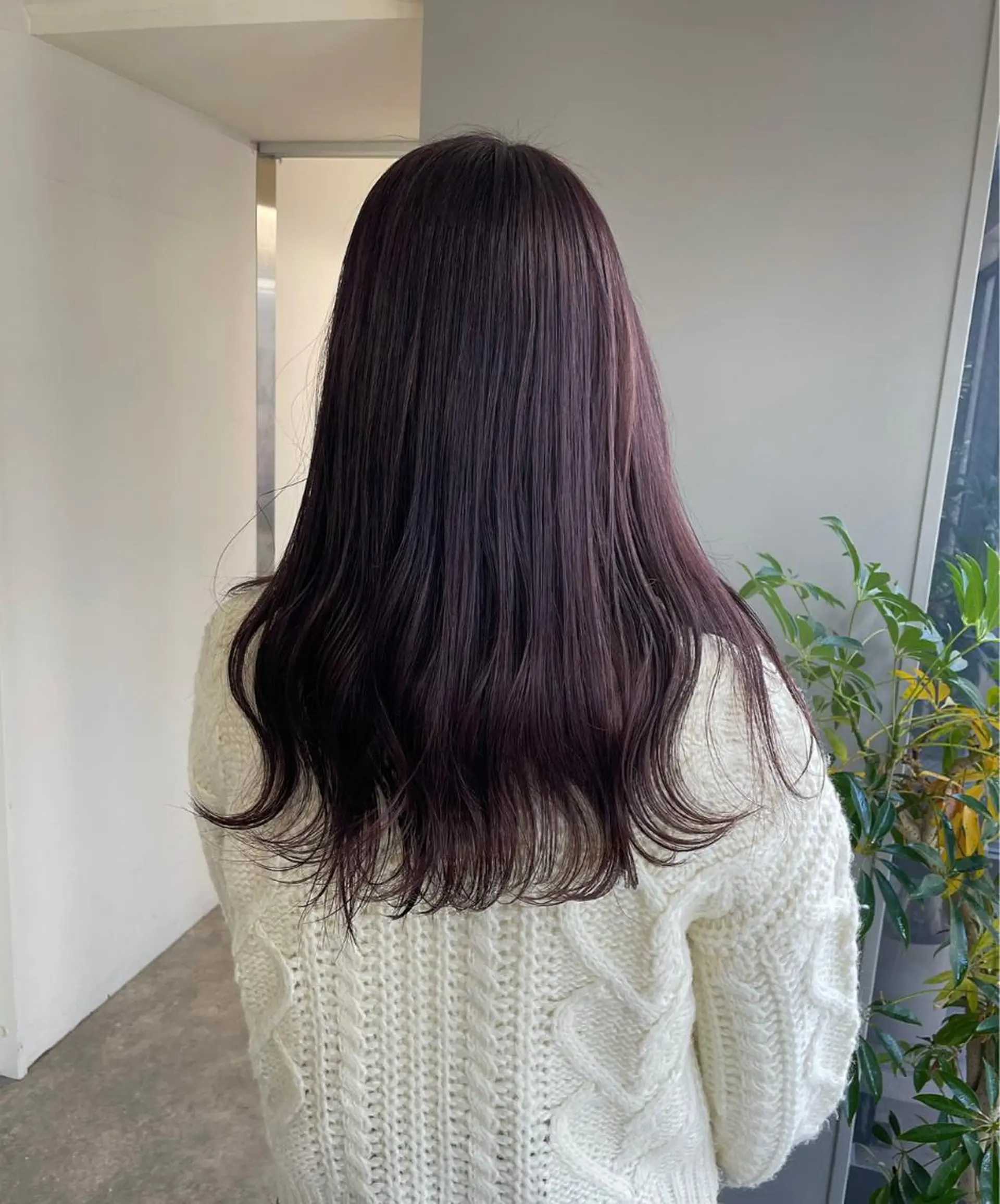 ロング パープルカラー ヘアカラー soyon心斎橋所属・♡透明感/艶カラー/ M a I ♡のヘアスタイル