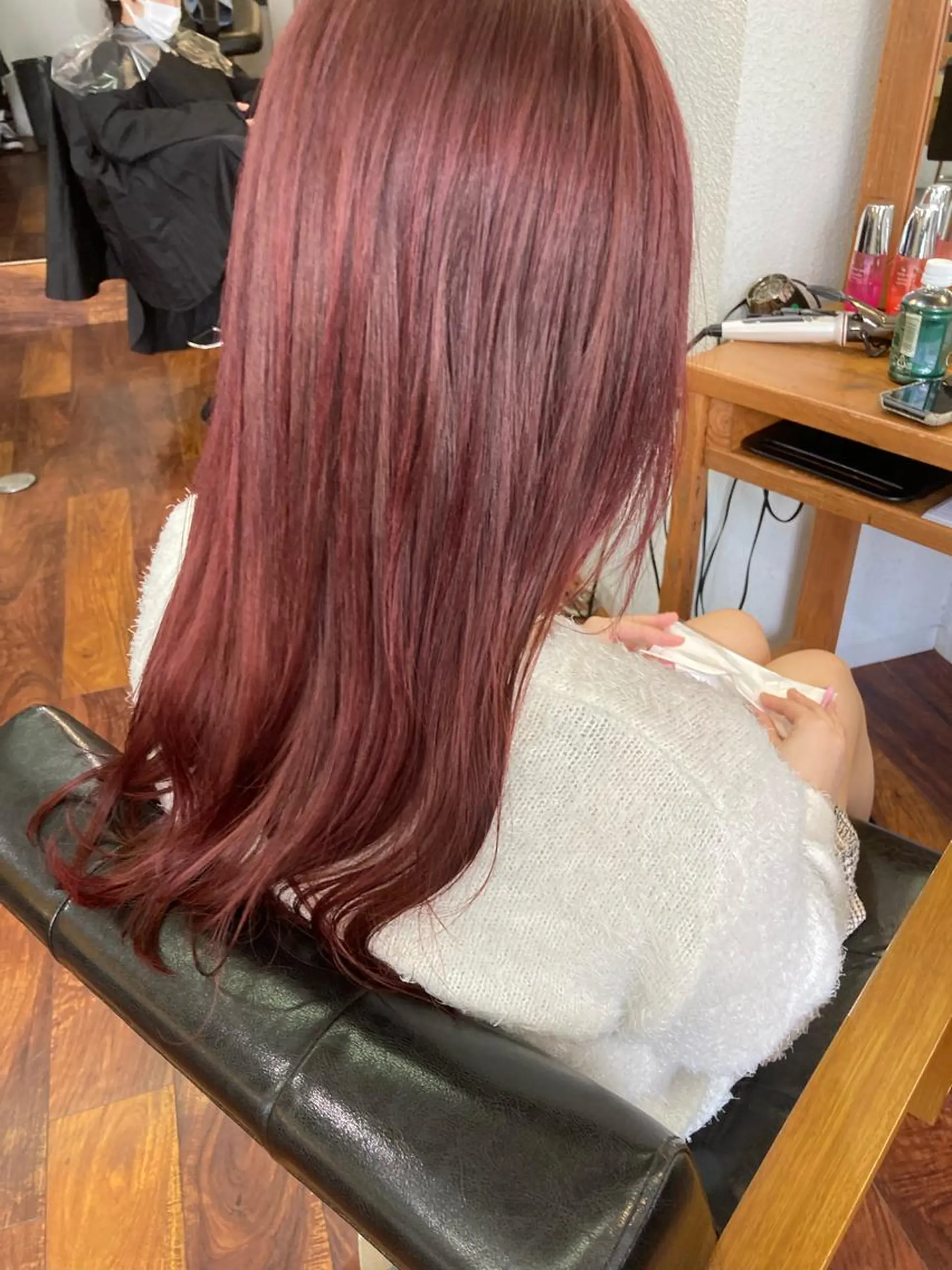 ロング カラー ブリーチ ケアブリーチ カット ヘアカラー トリートメント 小木曽智美 /ボブ/ショートのヘアスタイル