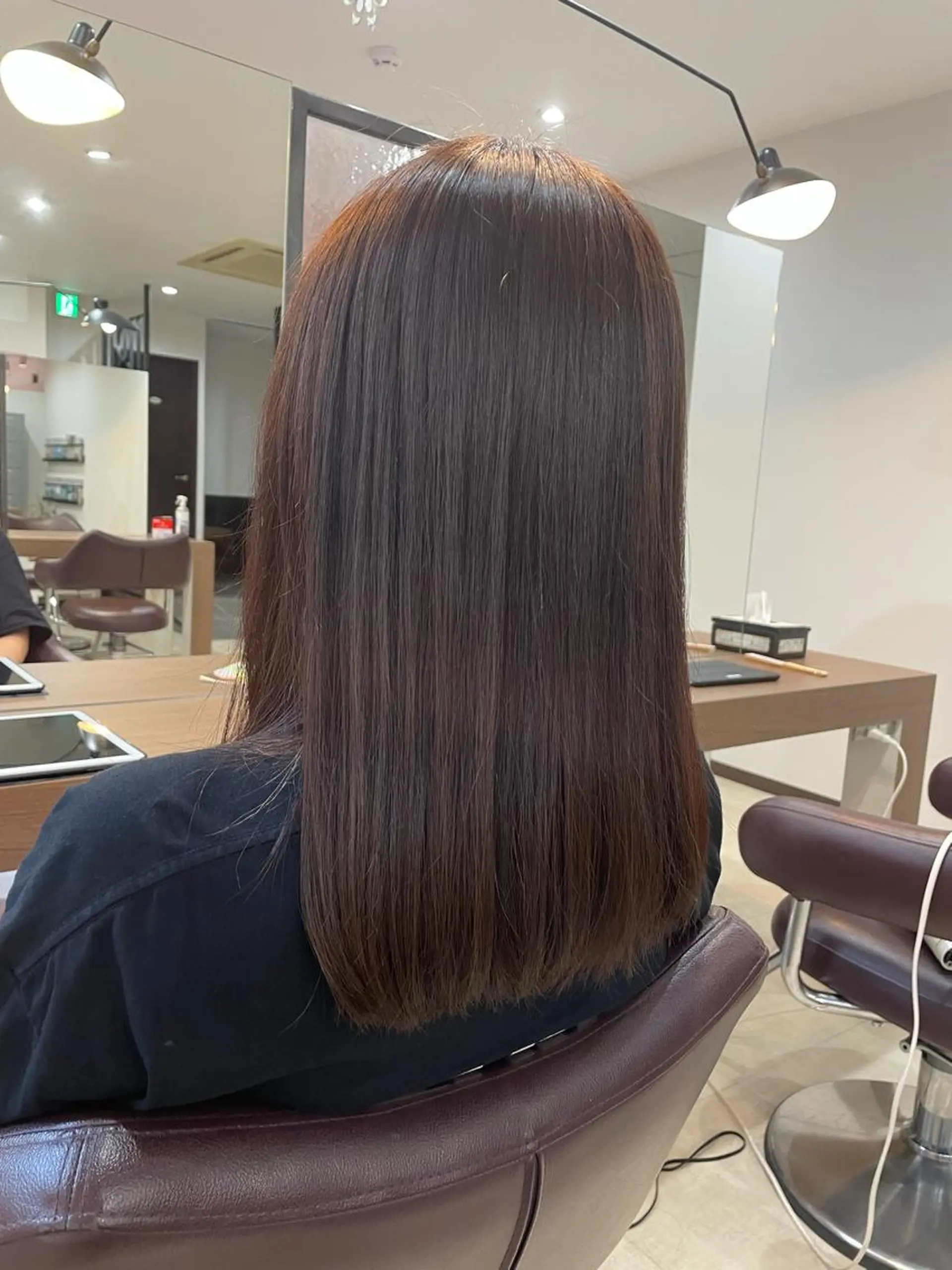 カラー 透明感カラー イルミナカラー SOL .✂︎ 松永李帆のヘアスタイル