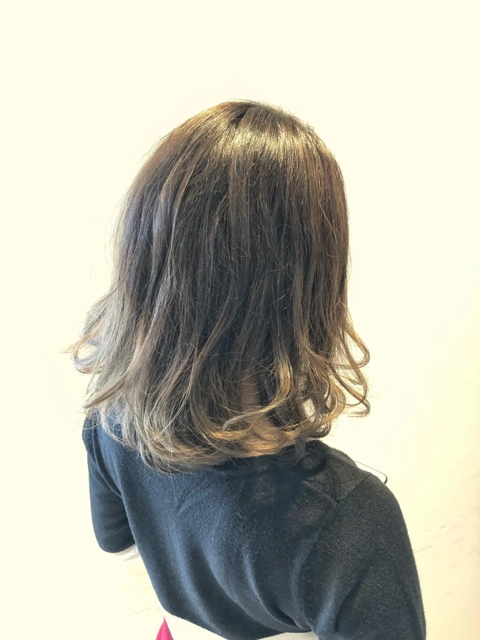 セミロング カラー グレージュ カーキグレージュ カット ヘアカラー トリートメント ✨髪質改善✨ 田西　基彦のヘアスタイル