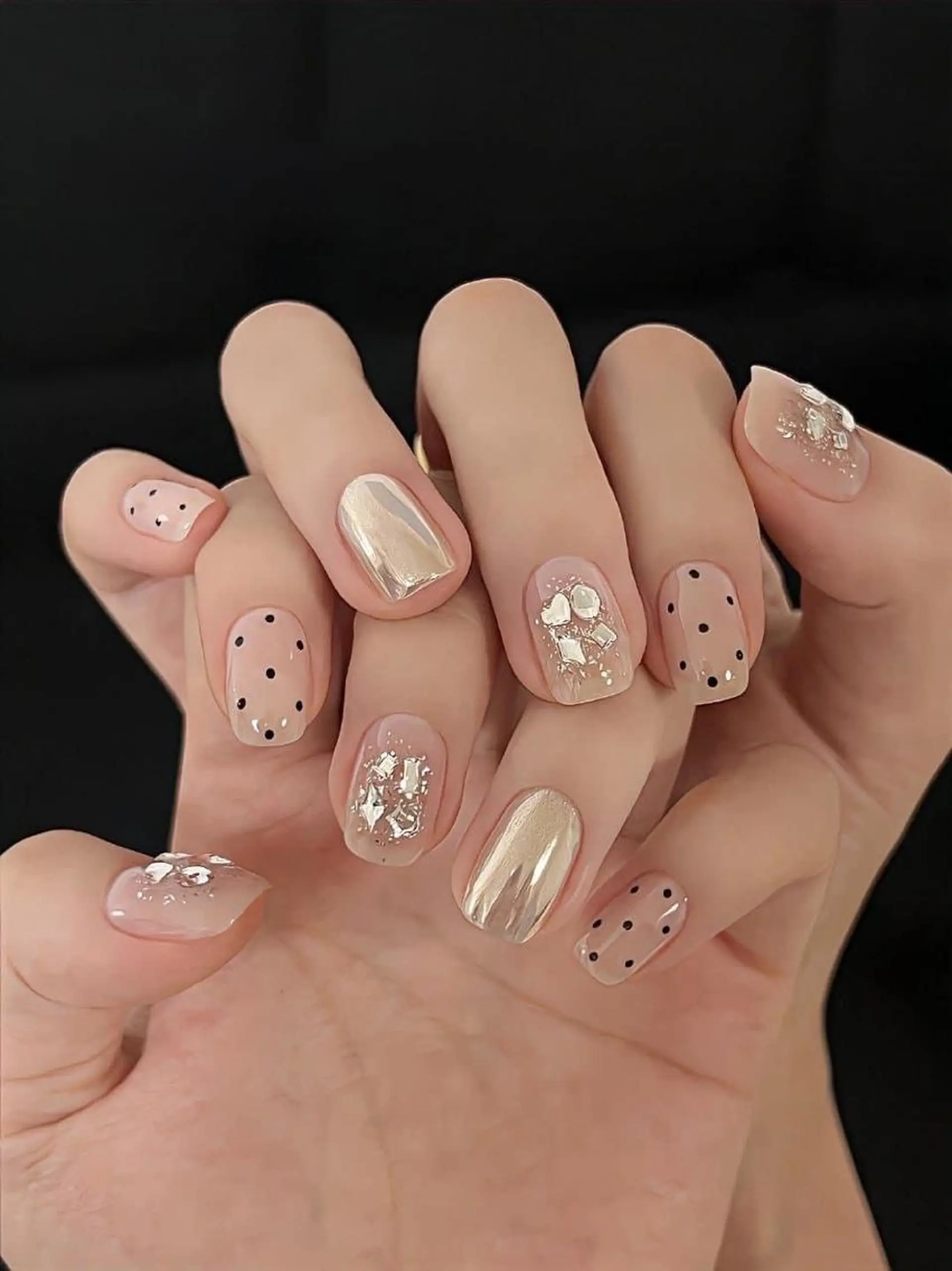 ネイル 長さ出し フレンチネイル グラデーション 卒業式 マグネットネイル ハンドネイル MIHANA YUKIのネイルデザイン