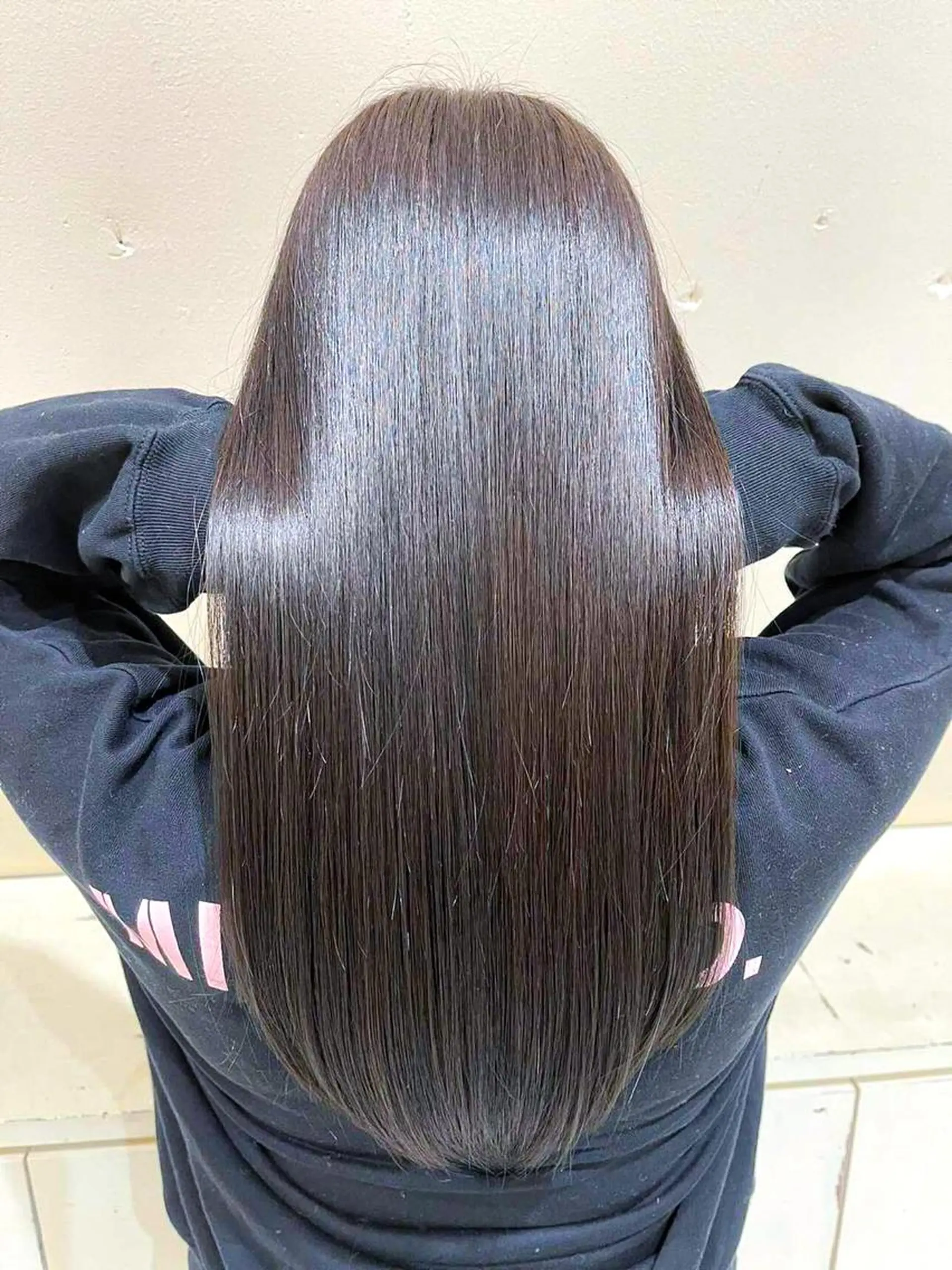 ロング カラー パーマ ヘアアレンジ キッズ ワンレンボブ シールエクステ ベージュカラー 透明感カラー ダブルカラー カット 縮毛矯正 トリートメント say.所属・ブリーチカラー🔥 パーマ【佐々木凌平】のヘアスタイル