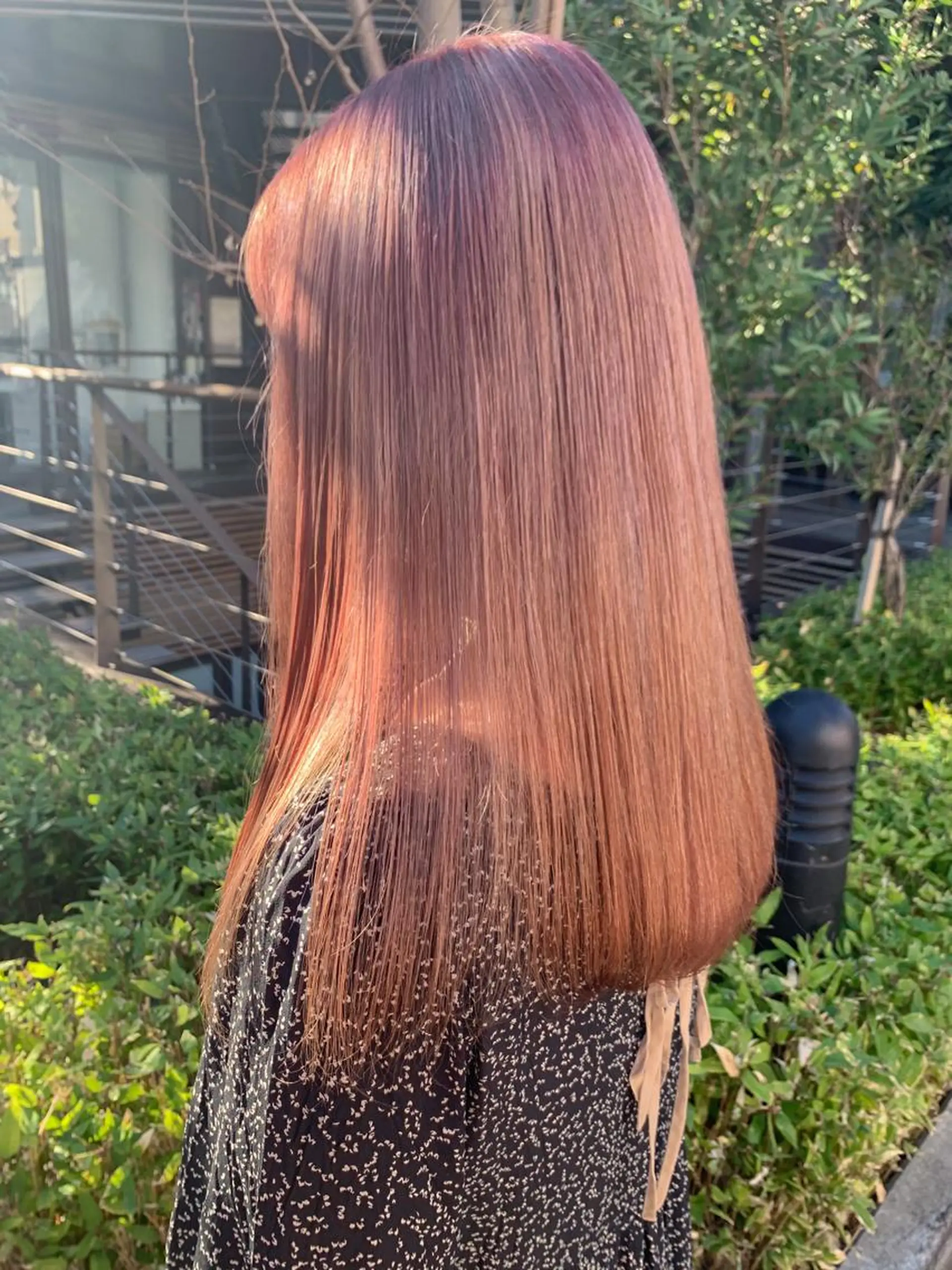 ロング カラー ヘアアレンジ ヘアカラー トリートメント yuka .のヘアスタイル