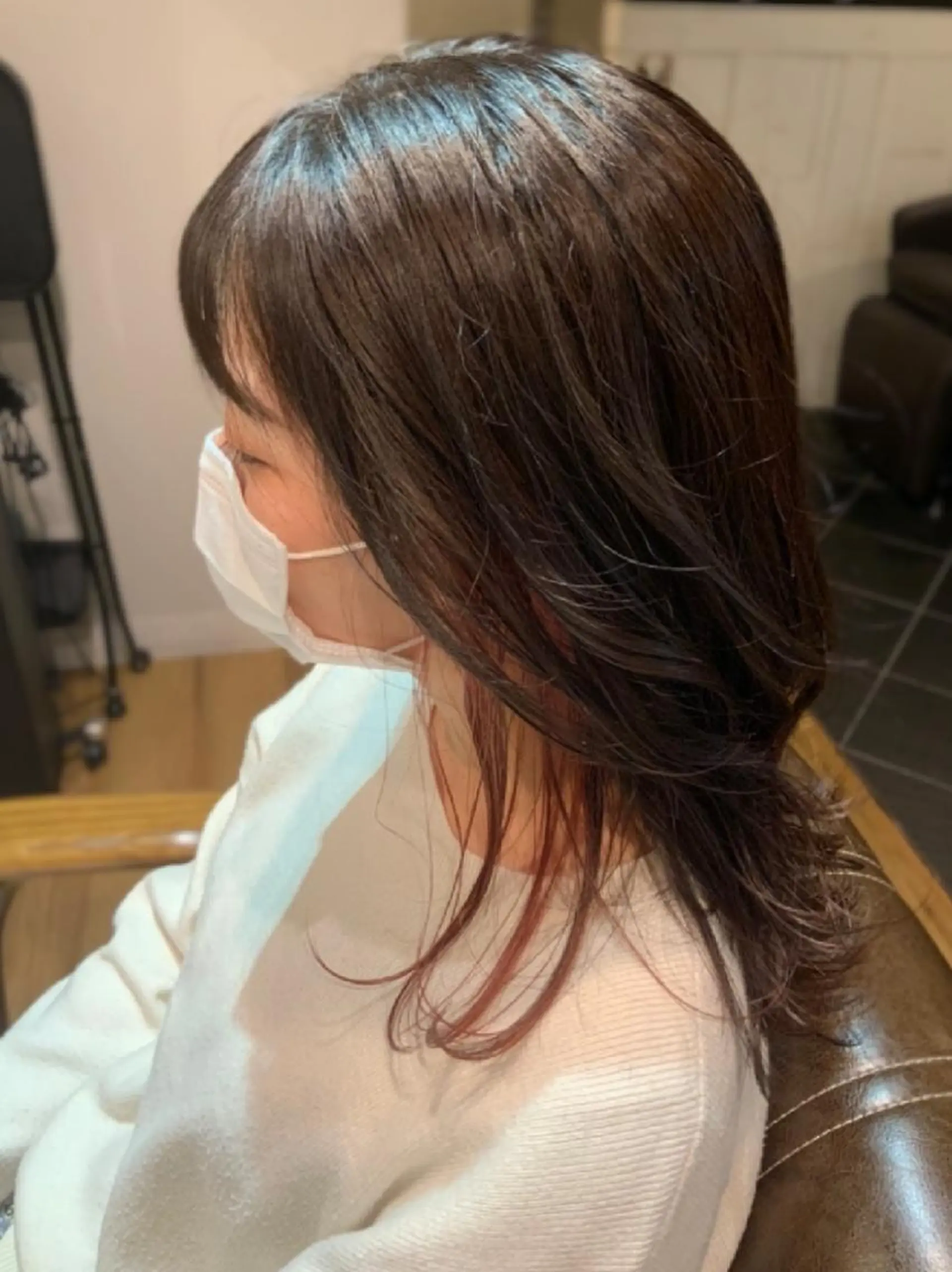 カラー ブラウンカラー インナーカラー ヘアカラー トリートメント 堀 望美のヘアスタイル