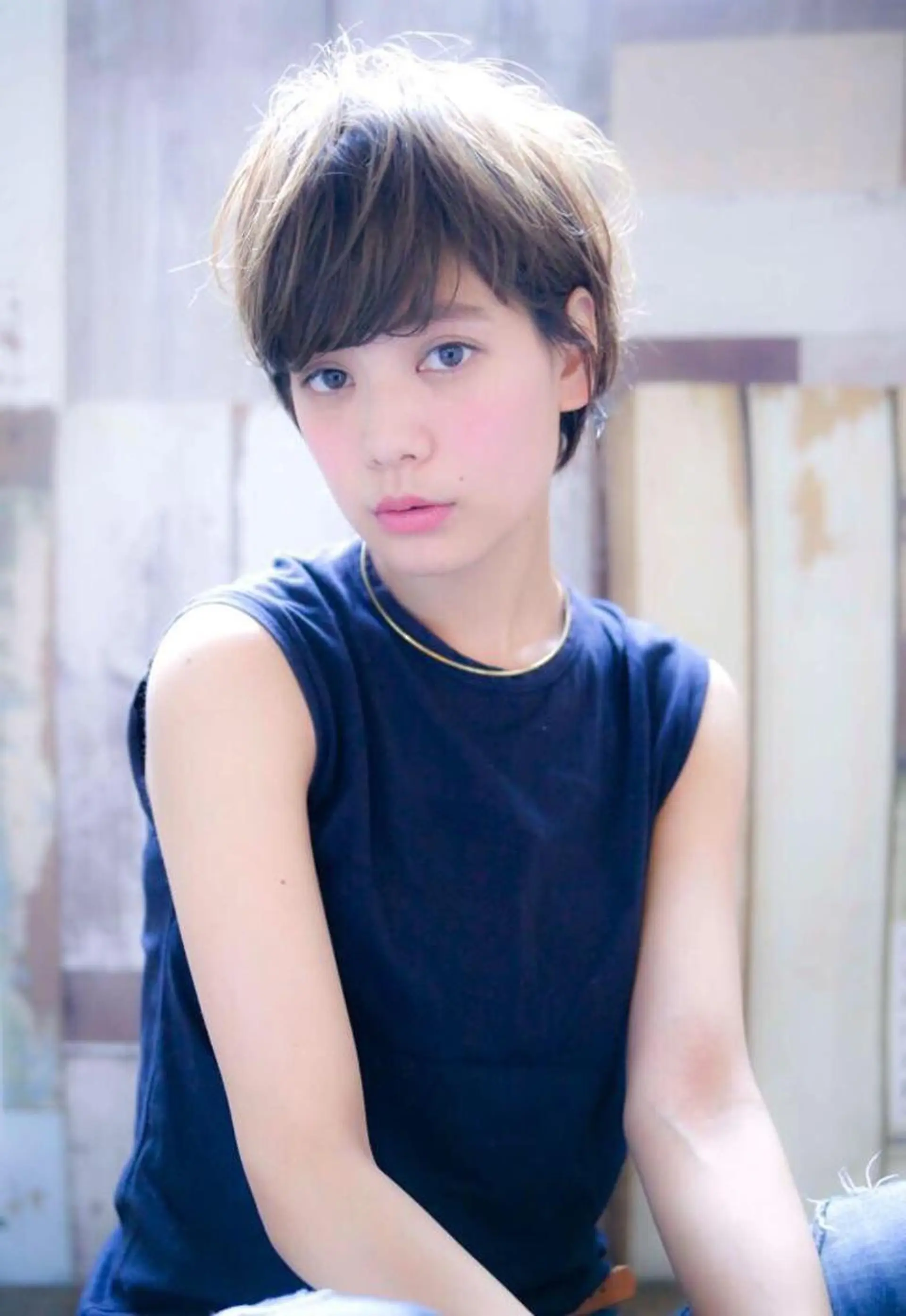 ショート ミディアム カラー ryota .のヘアスタイル