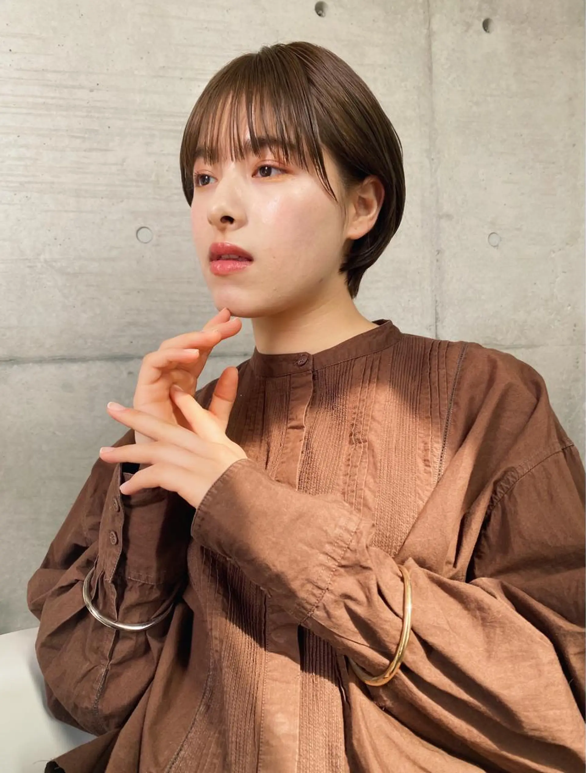 ショート カラー パーマ ヘアアレンジ メンズ キッズ ネイル マツエク・マツパ モリモト サナのヘアスタイル