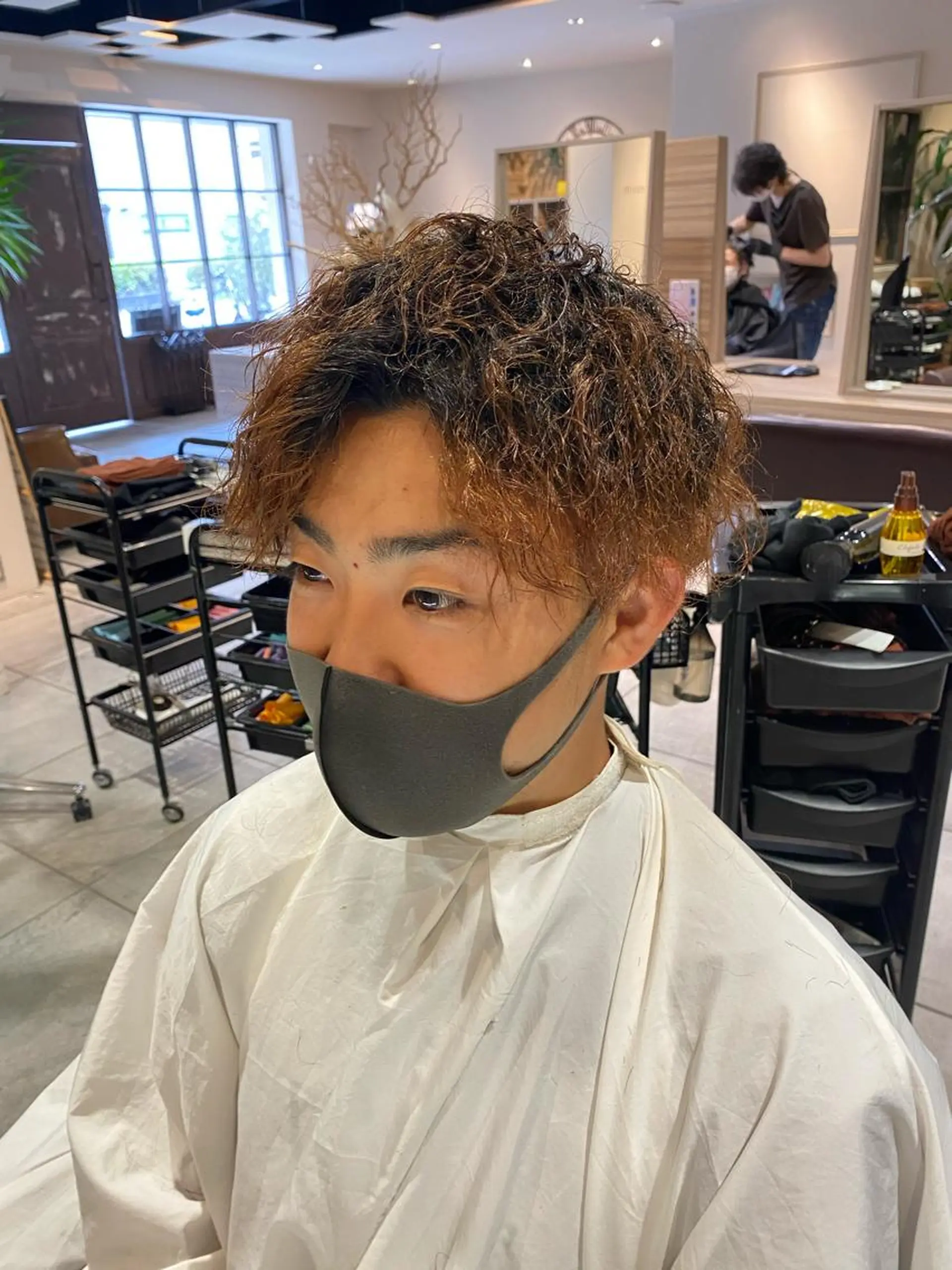 ショート パーマ 川越 輝梨奈のヘアスタイル