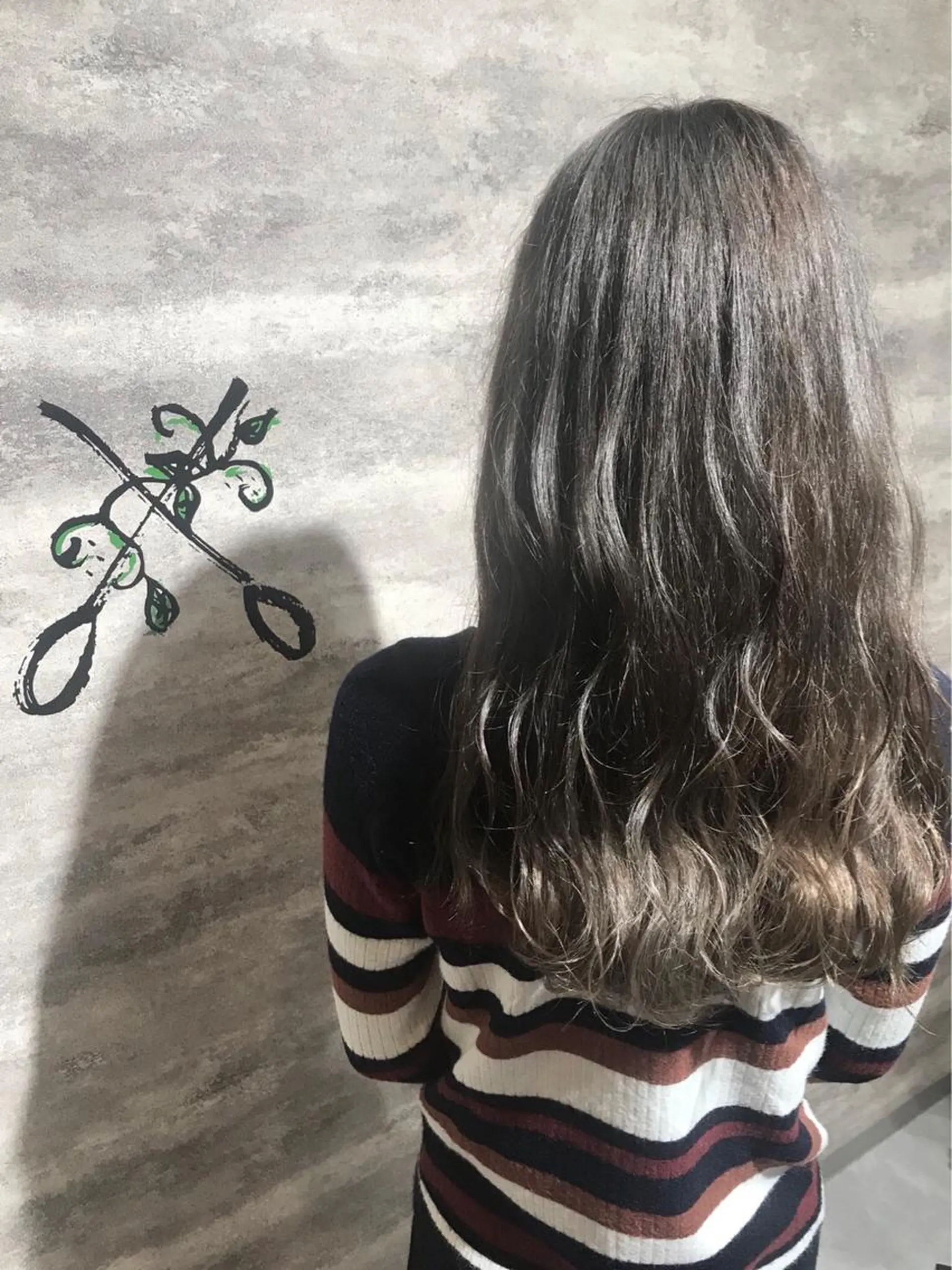 セミロング カラー アッシュ ヘアカラー トリートメント 🫟Blanco🫟 Color&Careのヘアスタイル