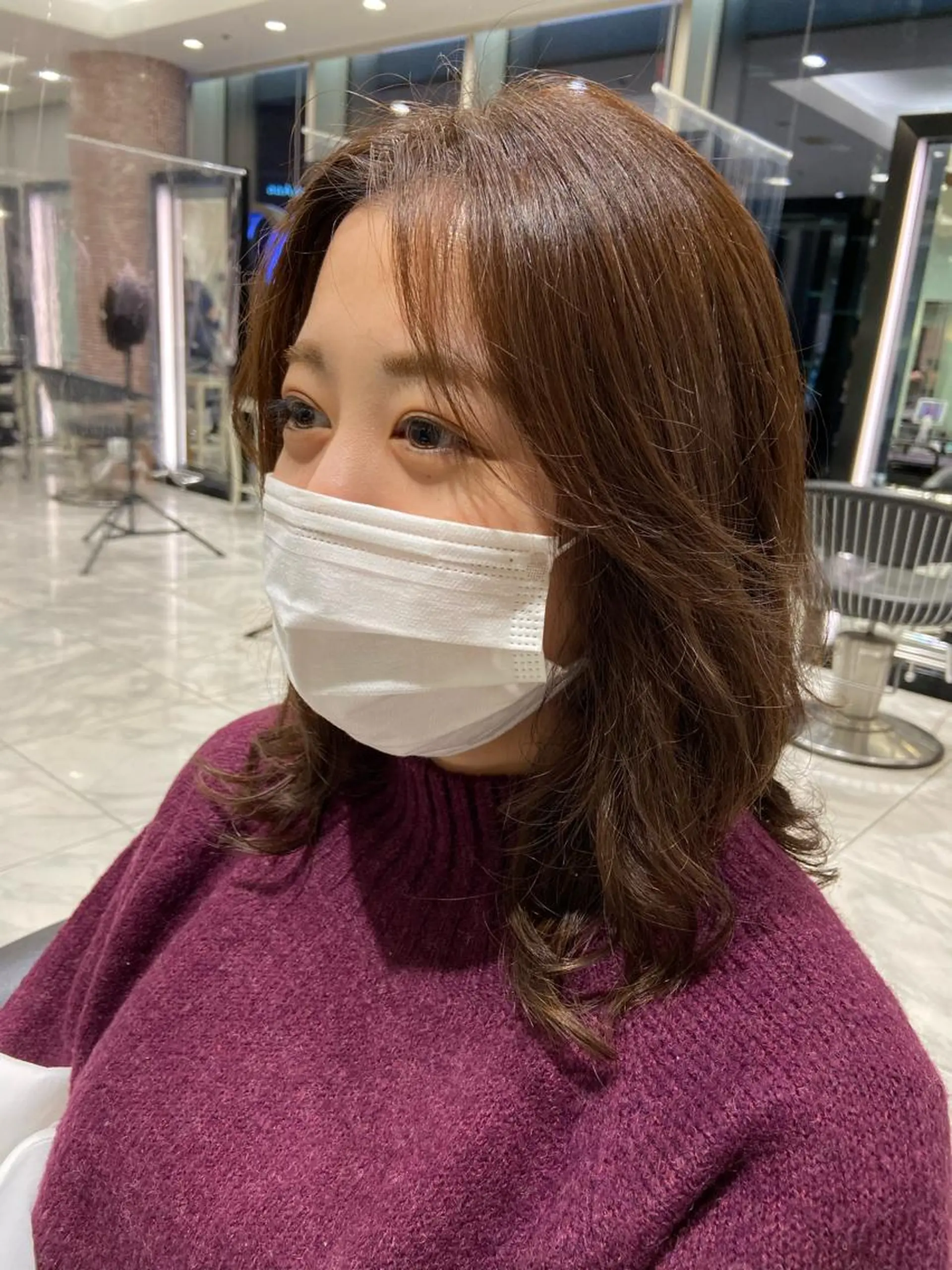 ミディアム カラー パーマ 🌿ブルーモスク TOKYO🌿のヘアスタイル