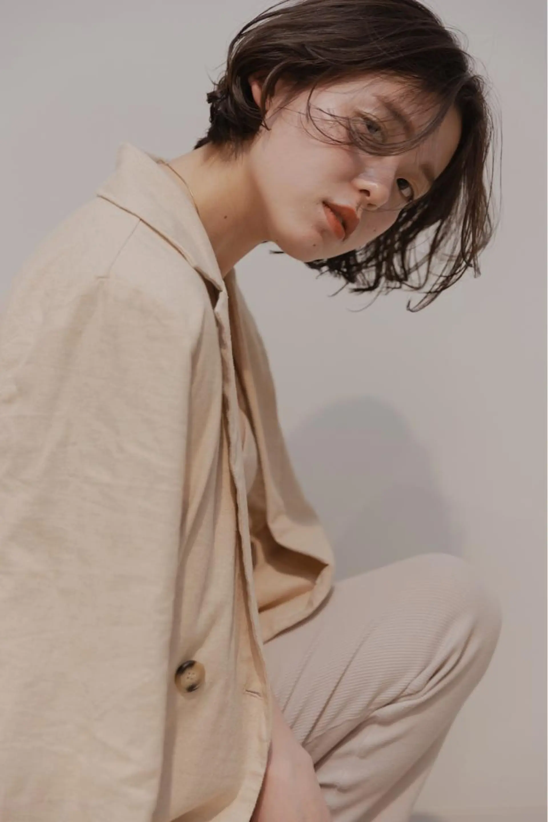 ショート カラー ツジガキ ユウスケのヘアスタイル